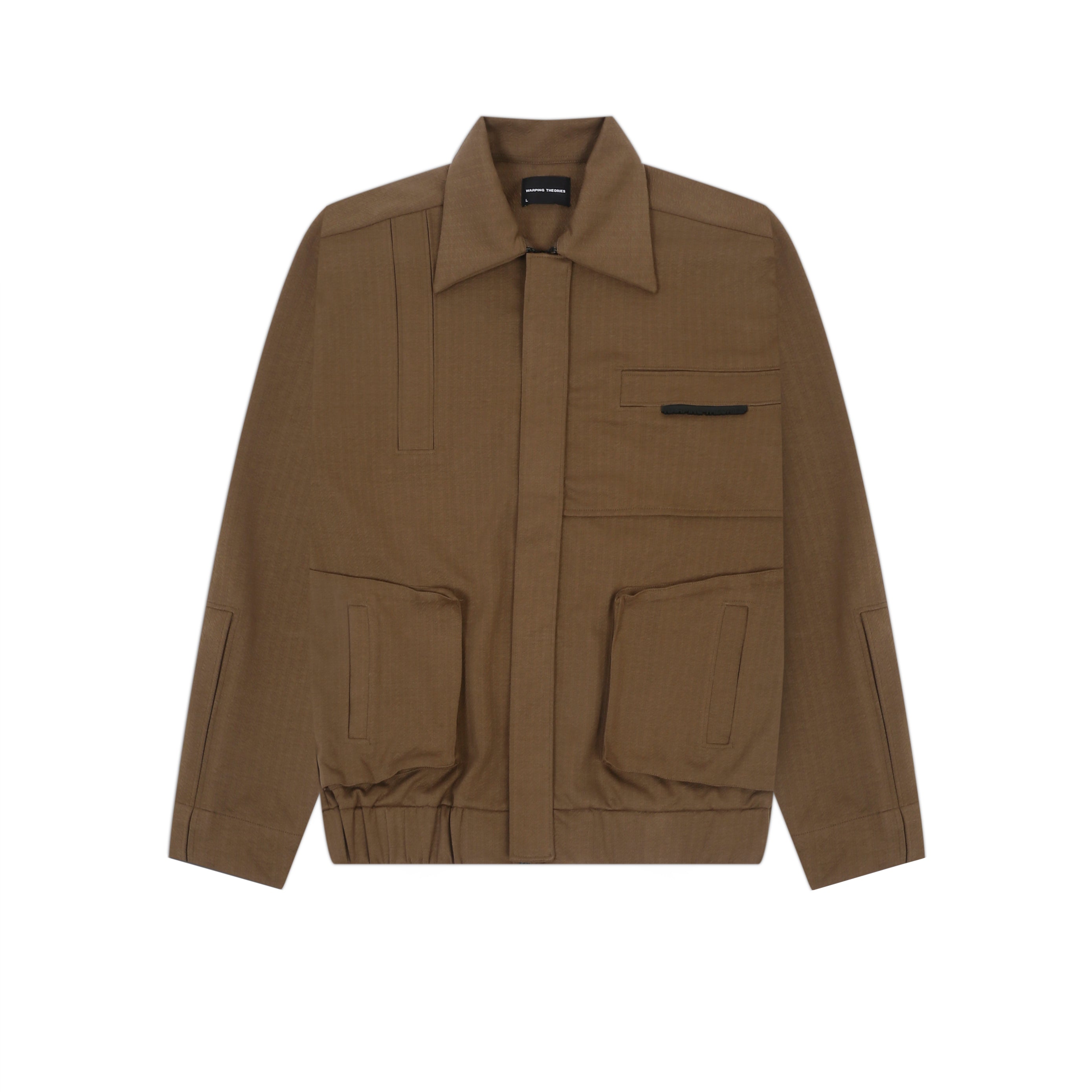 CUT PLEAT BOMBER JACKET