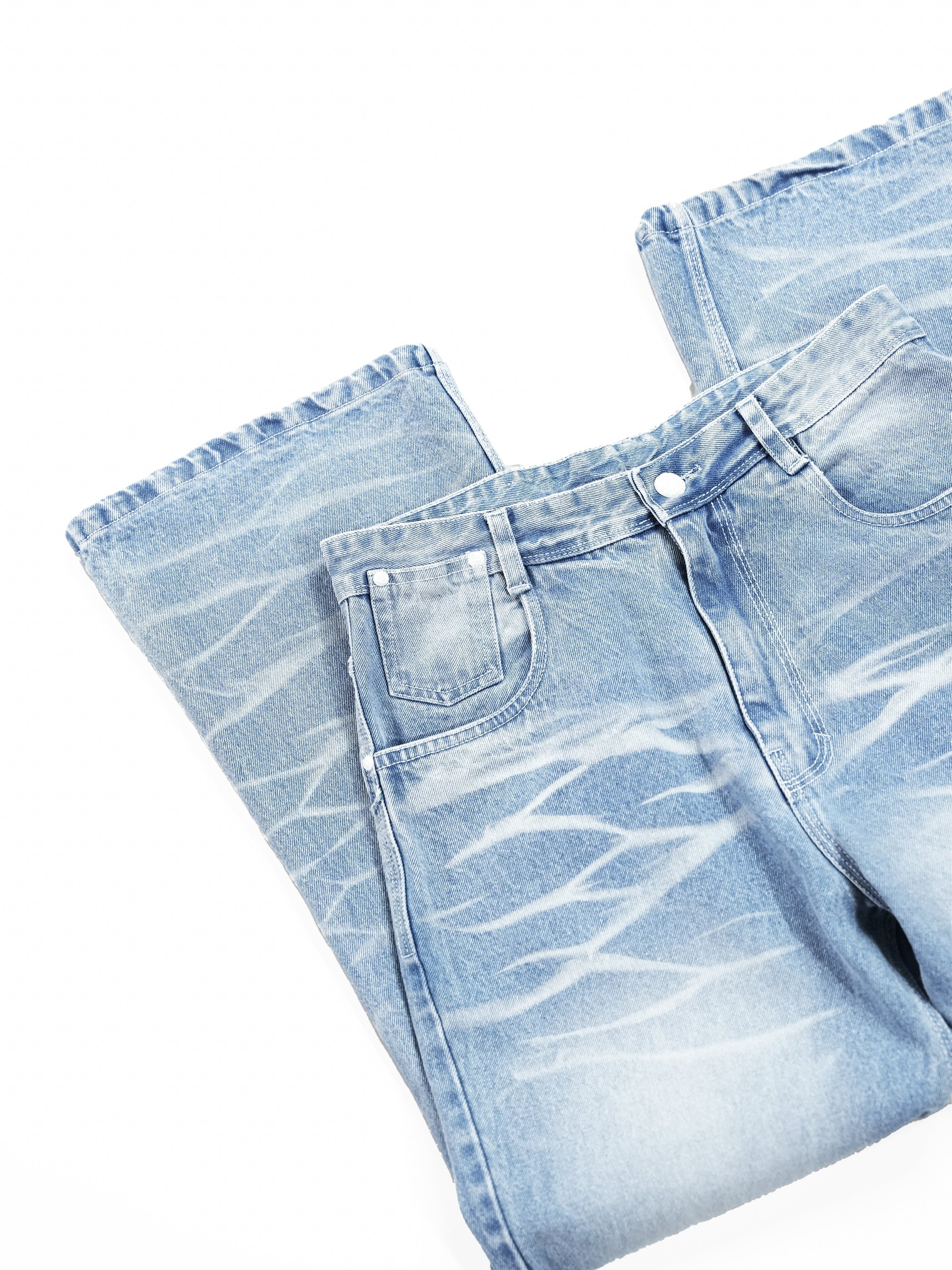 Crackle Flare Jeans - RTW