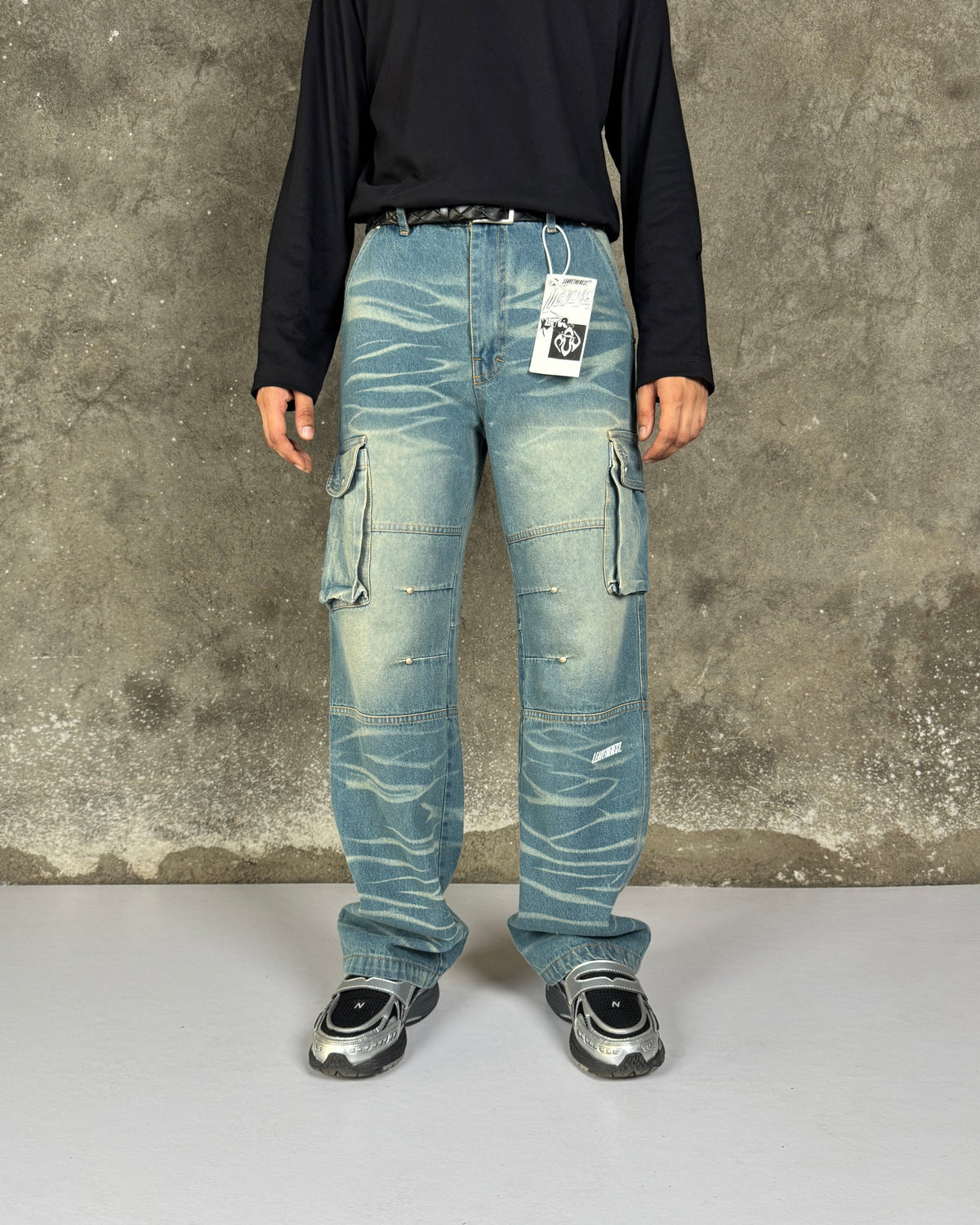 Crackle Cargo-Indigo Tint