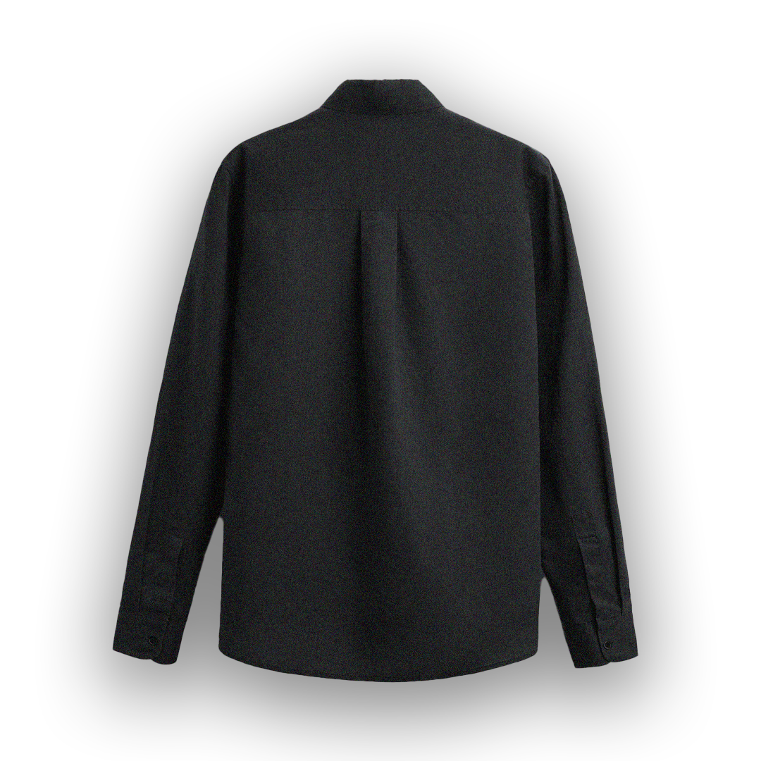 Denim Shirt - (Charcoal)