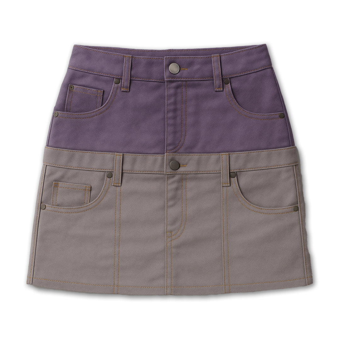 Ensemble Purple Skirt