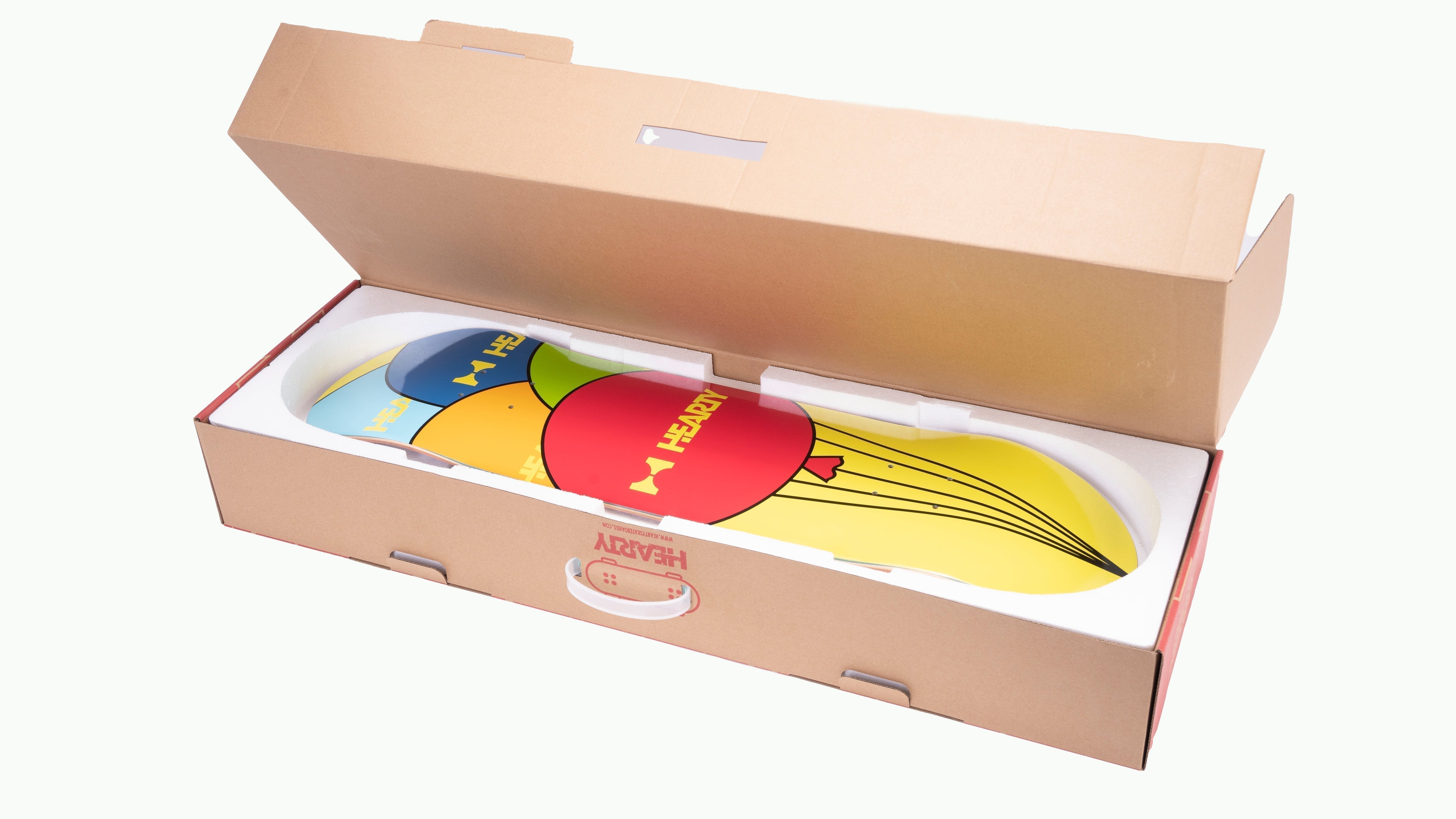 Hearty Pro-Complete Skateboard Pack- Unassembled- 8.0" -Balloons