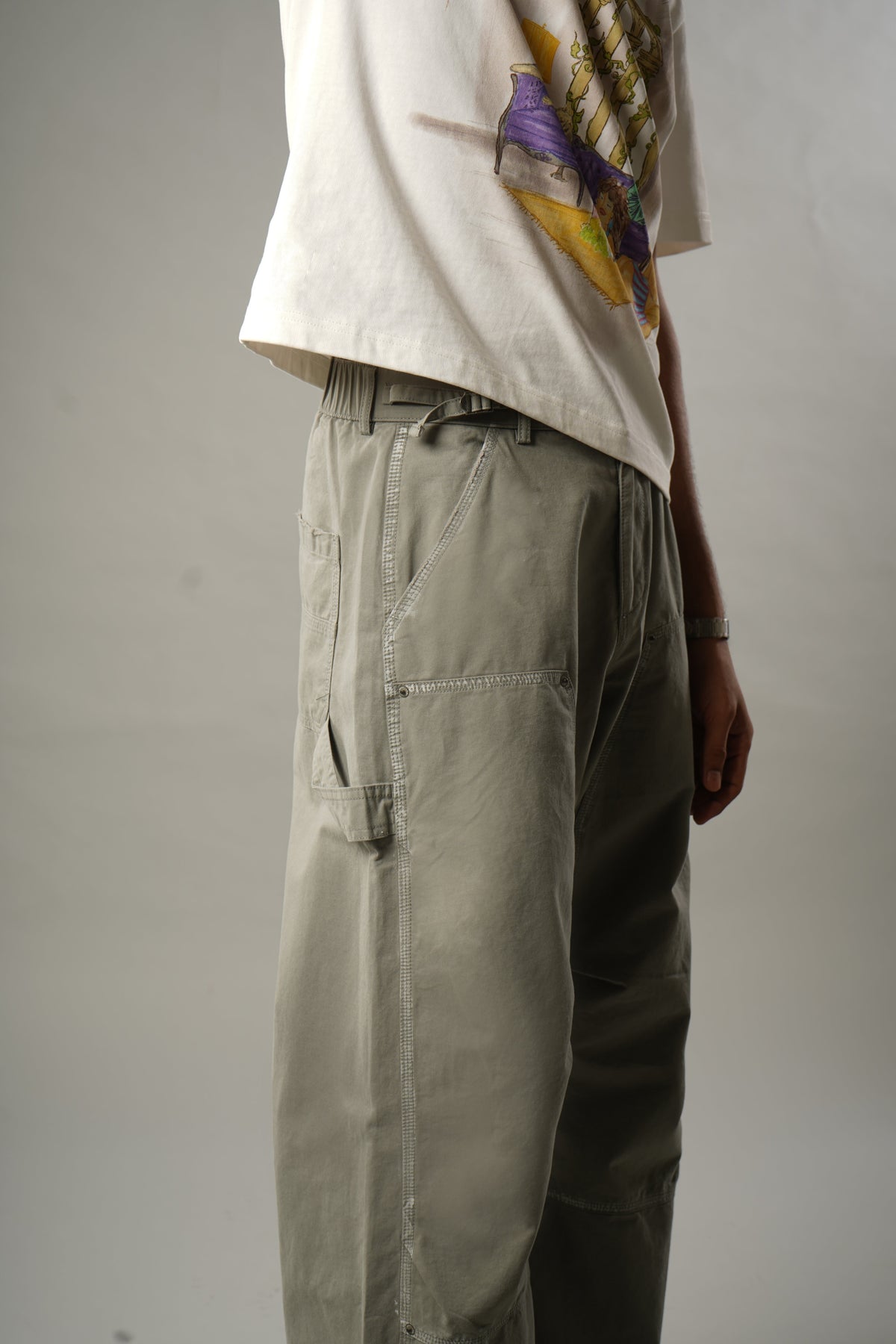 GREY CARPENTER PANT