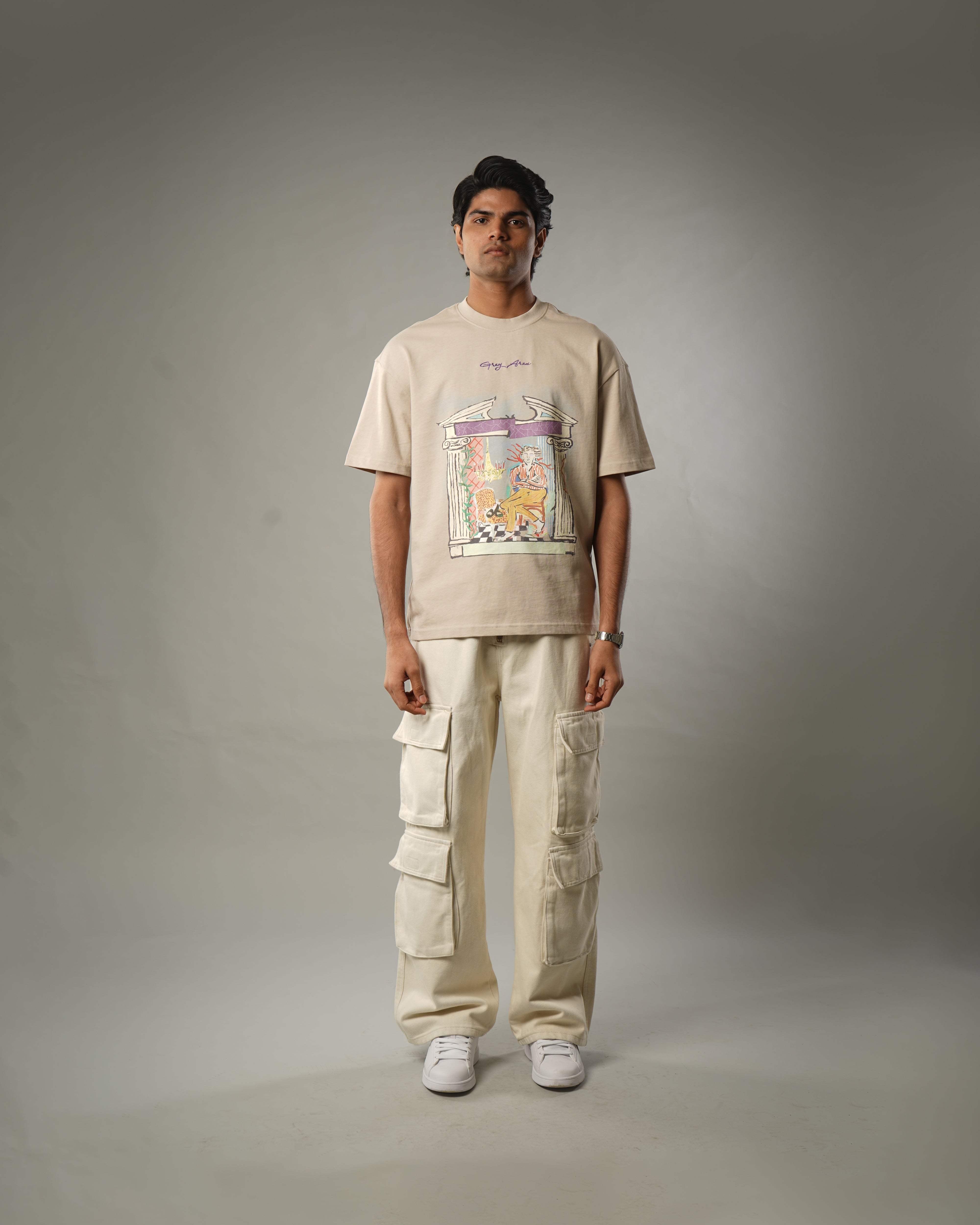 DENIM CARGO PANT