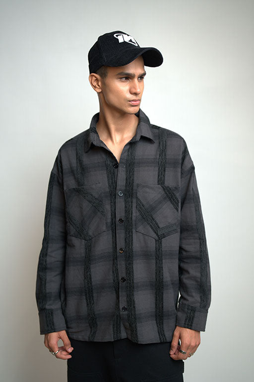 Fusion Flannel Shirt -(Black)