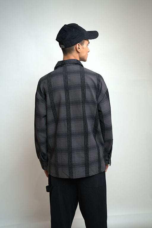 Fusion Flannel Shirt -(Black)