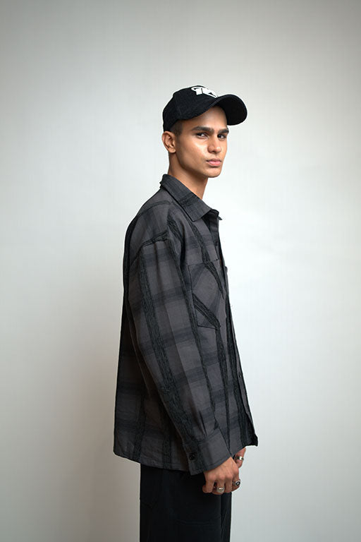 Fusion Flannel Shirt -(Black)