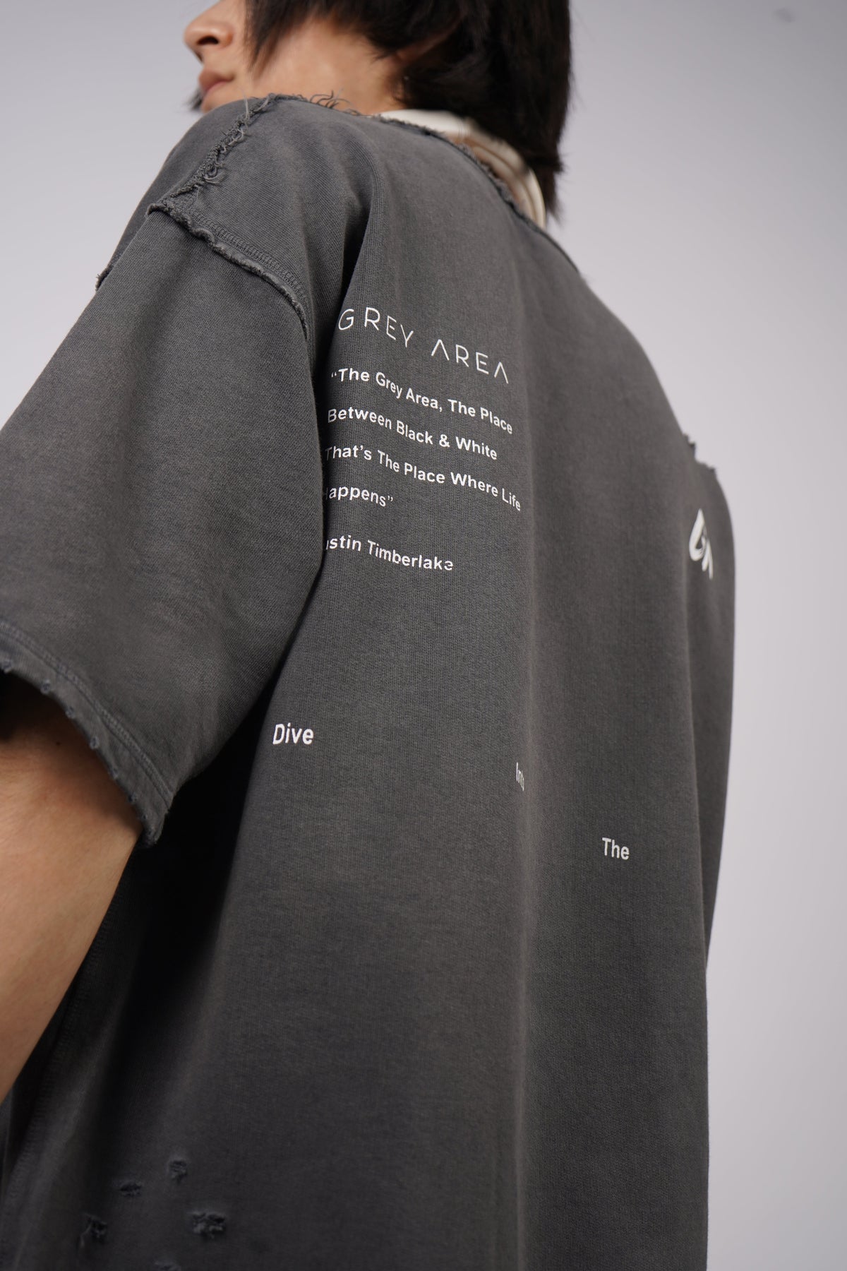 THE GREY AREA QUOTE T-SHIRT