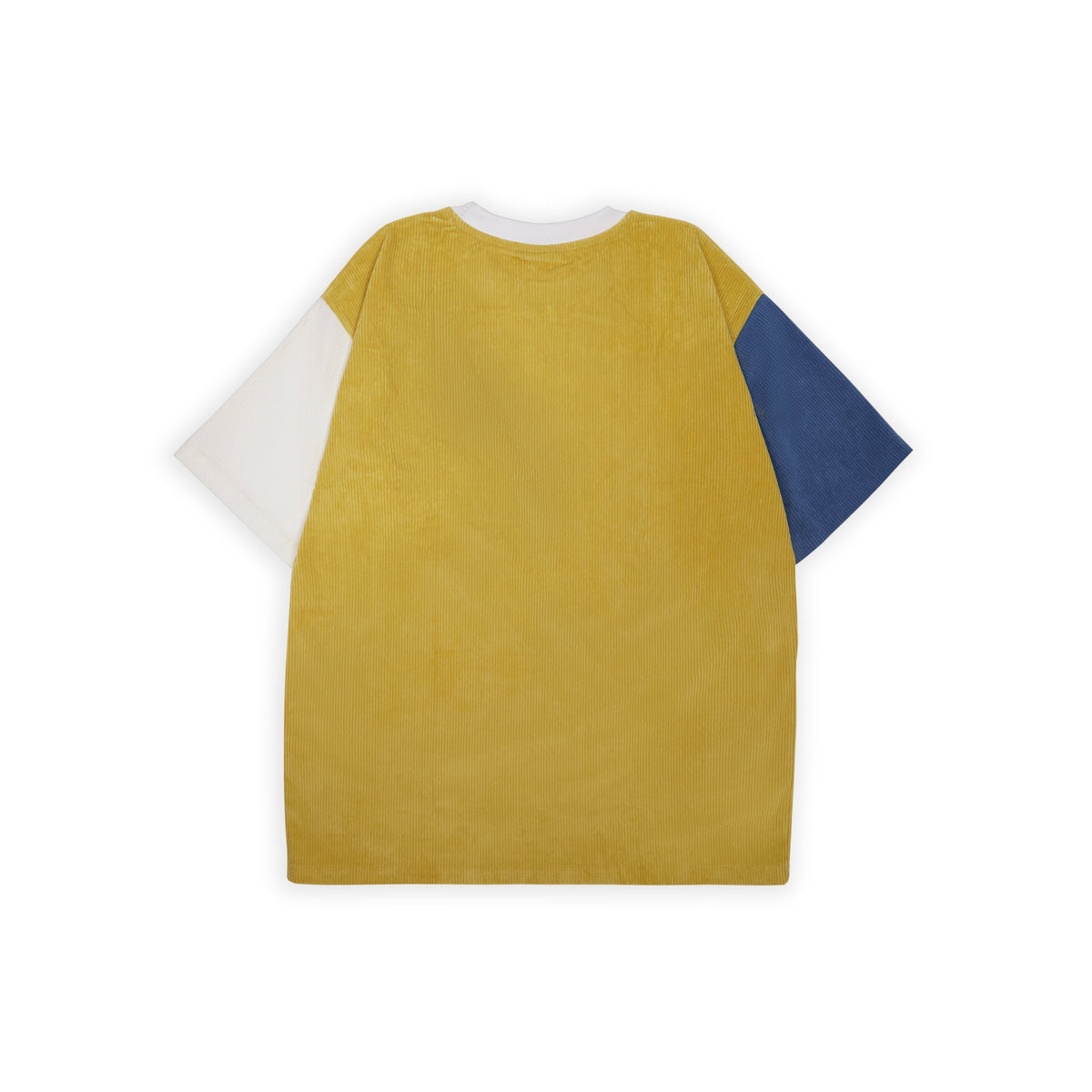 YELLOW CORDUROY T-SHIRT