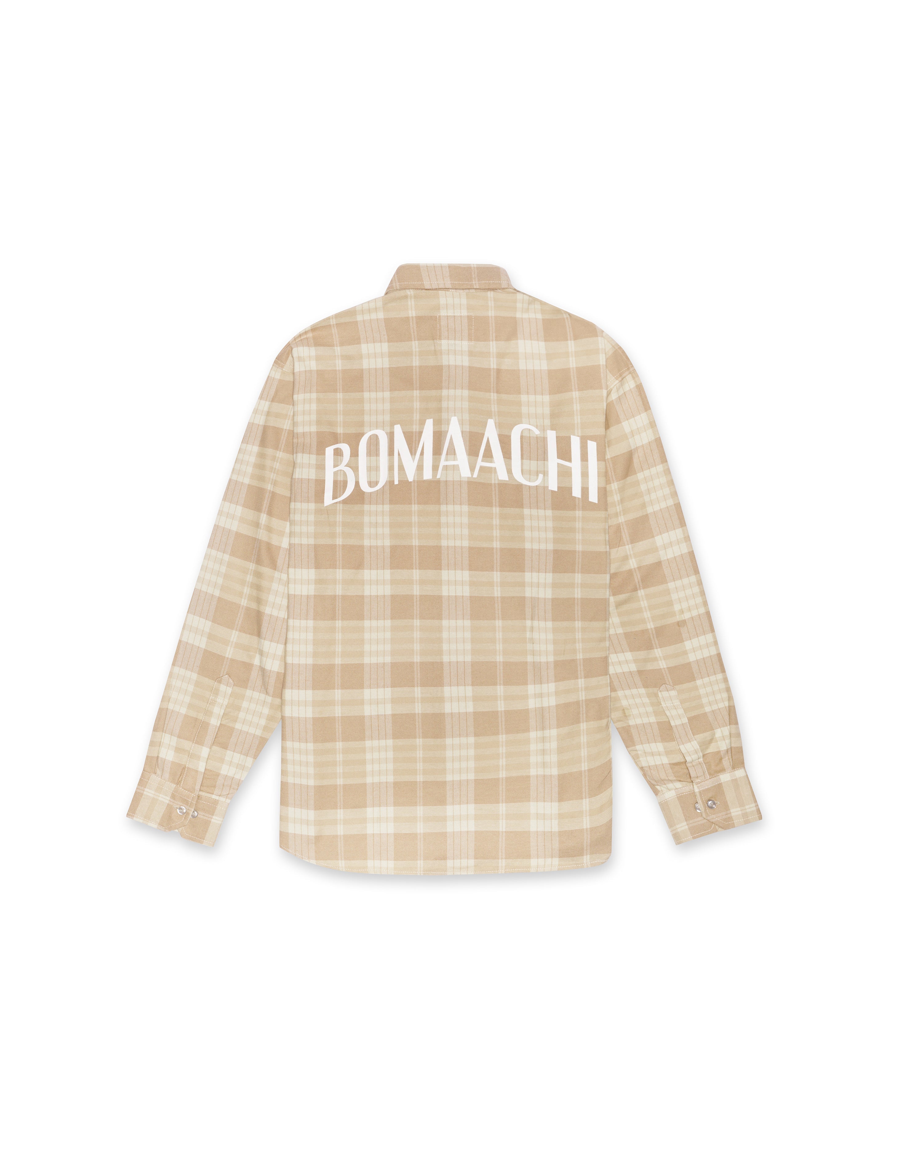 Checkered Shirt Beige