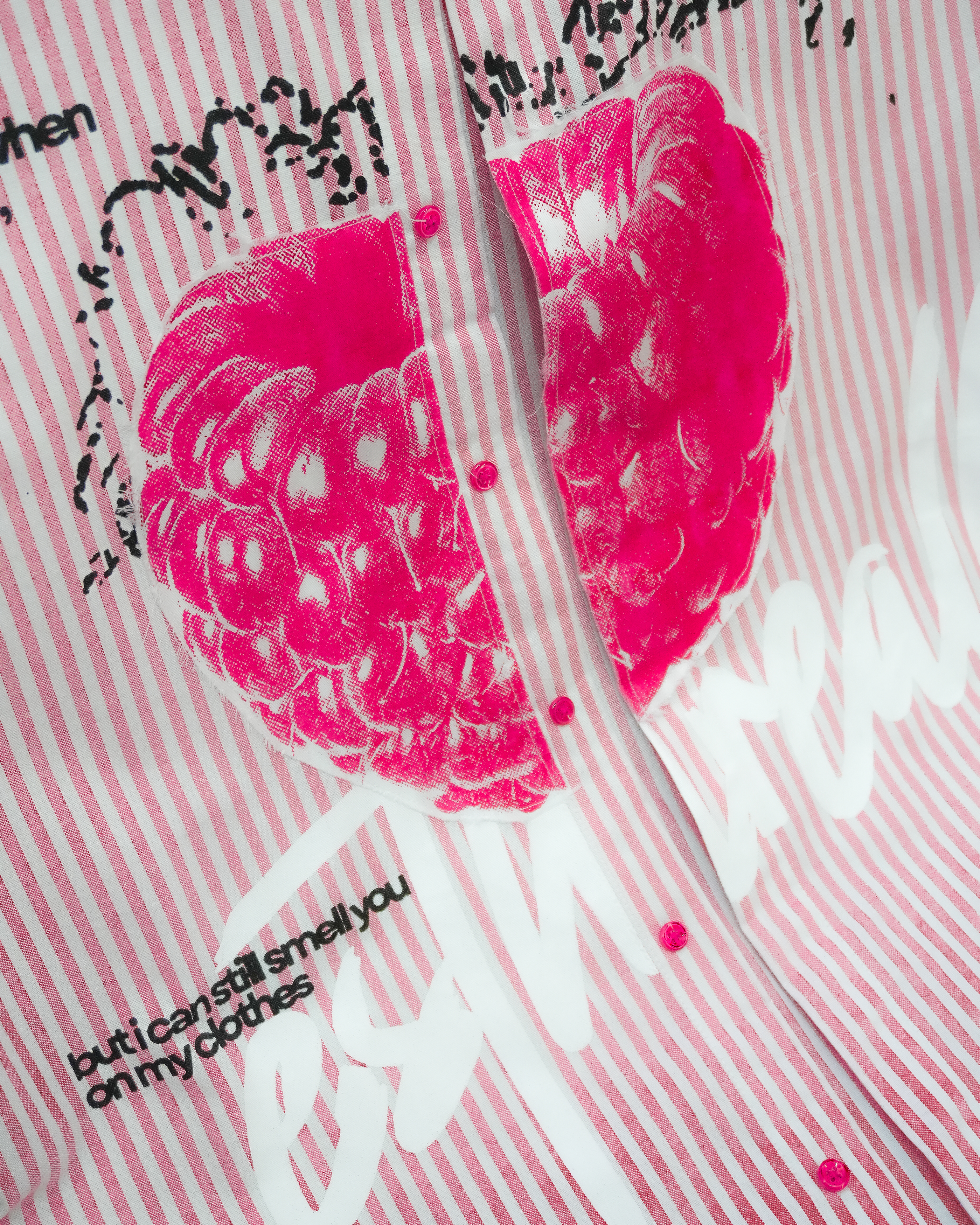 First Bite Striped Shirt | Pastel Raspberry