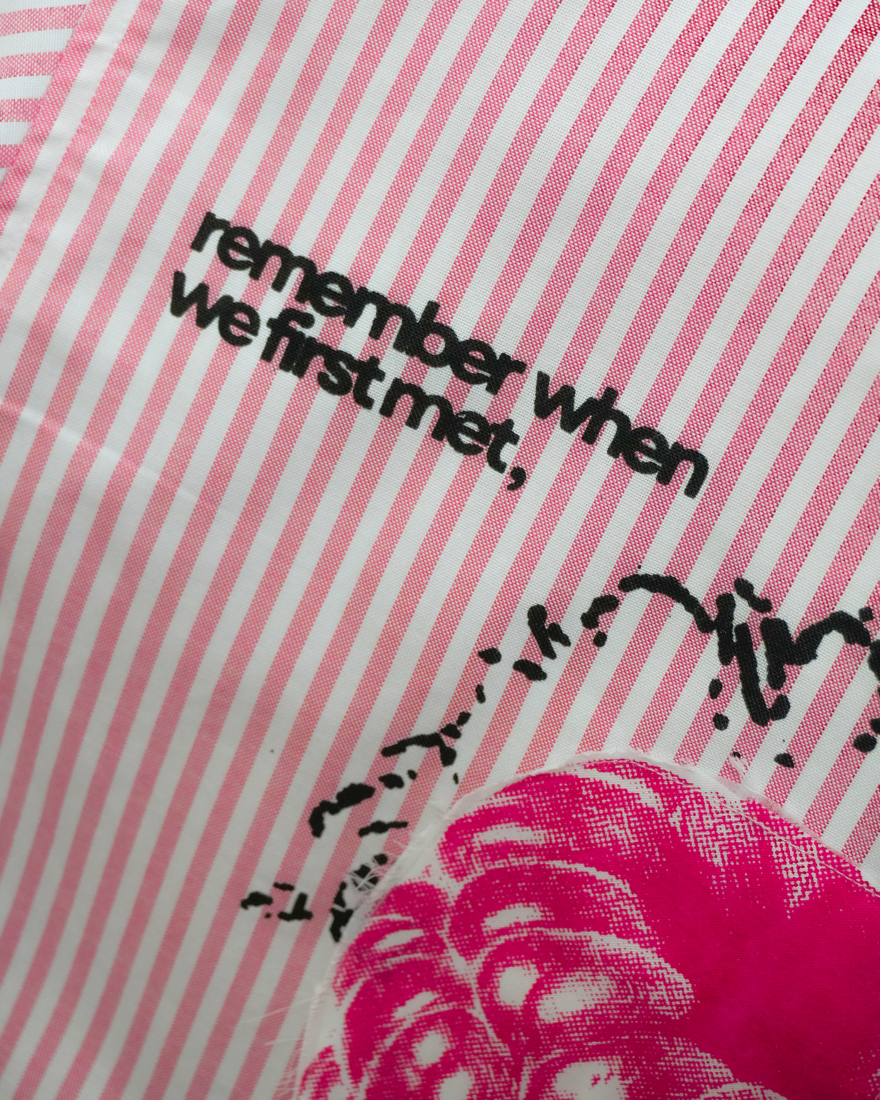 First Bite Striped Shirt | Pastel Raspberry