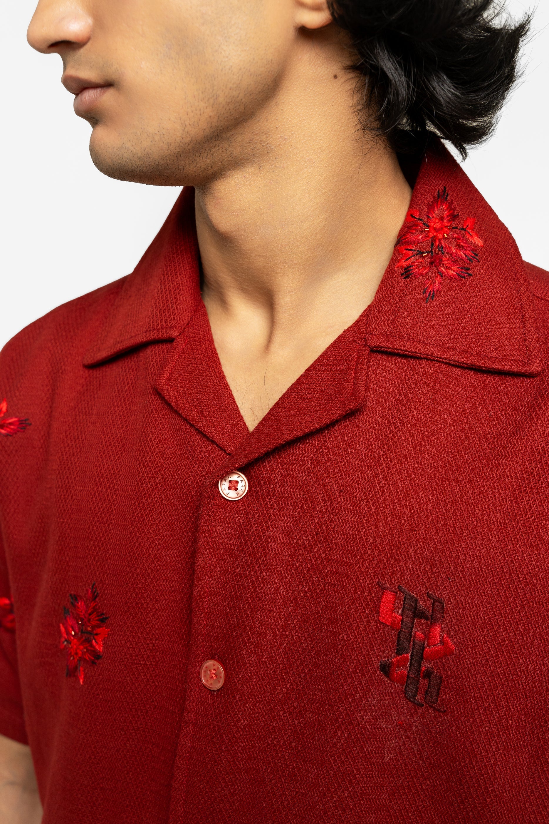 Crimson Handmade Shirt