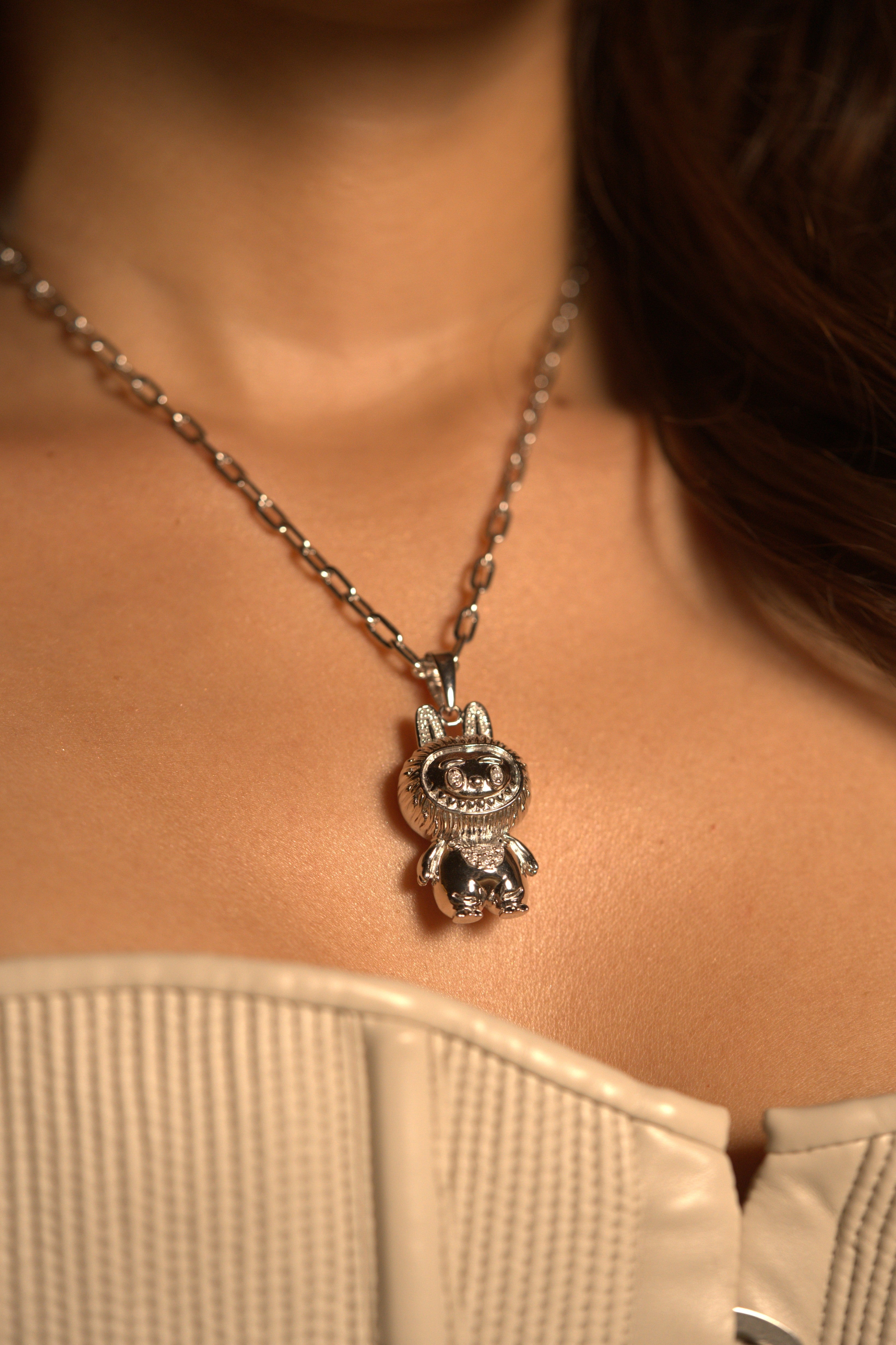 Lab-Grown Labubu Pendant