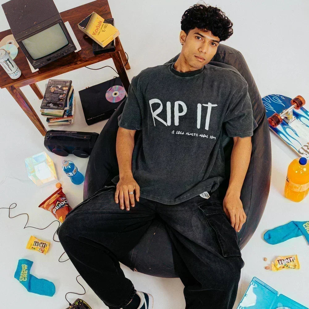 'Rip IT' Washed Tshirt