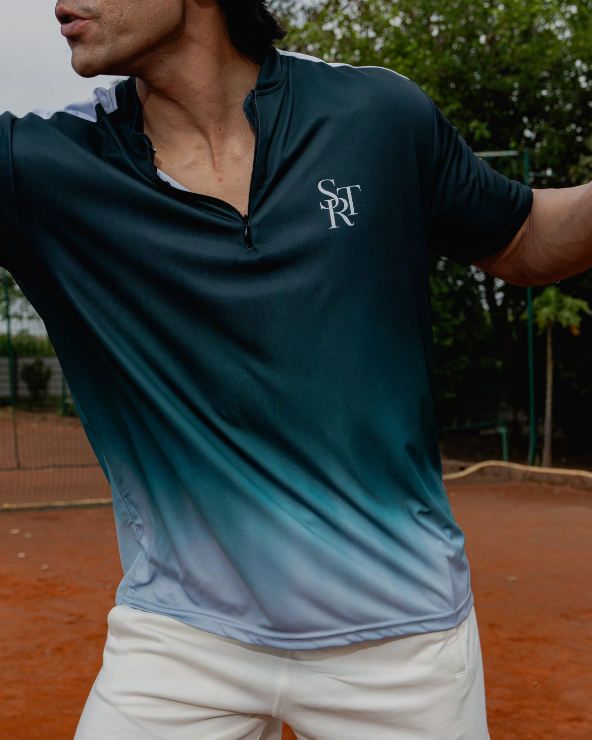 STRUCT SPORTS PERFORMANCE HALF ZIP - GREEN