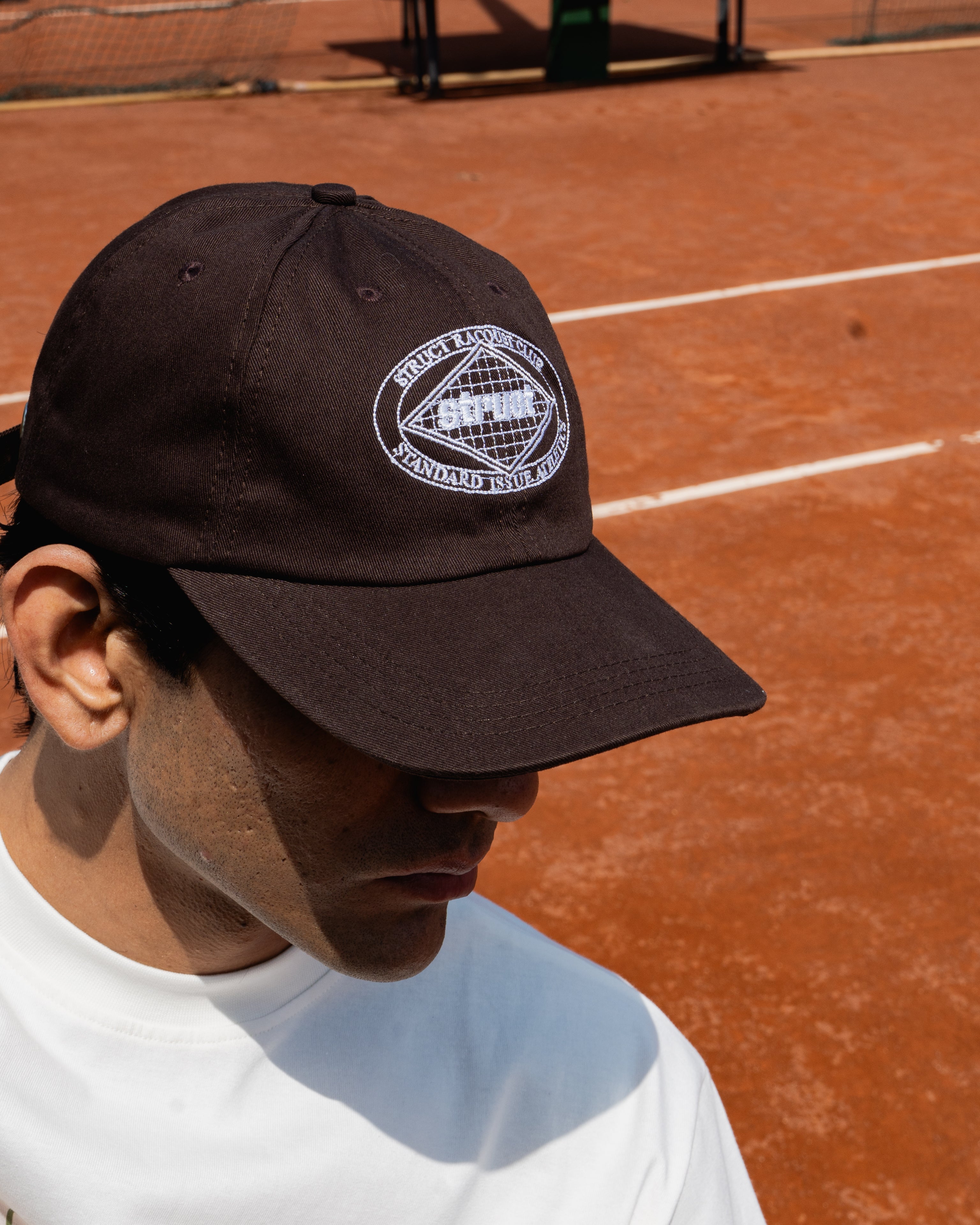 STRUCT RACQUET CLUB CAP - BROWN