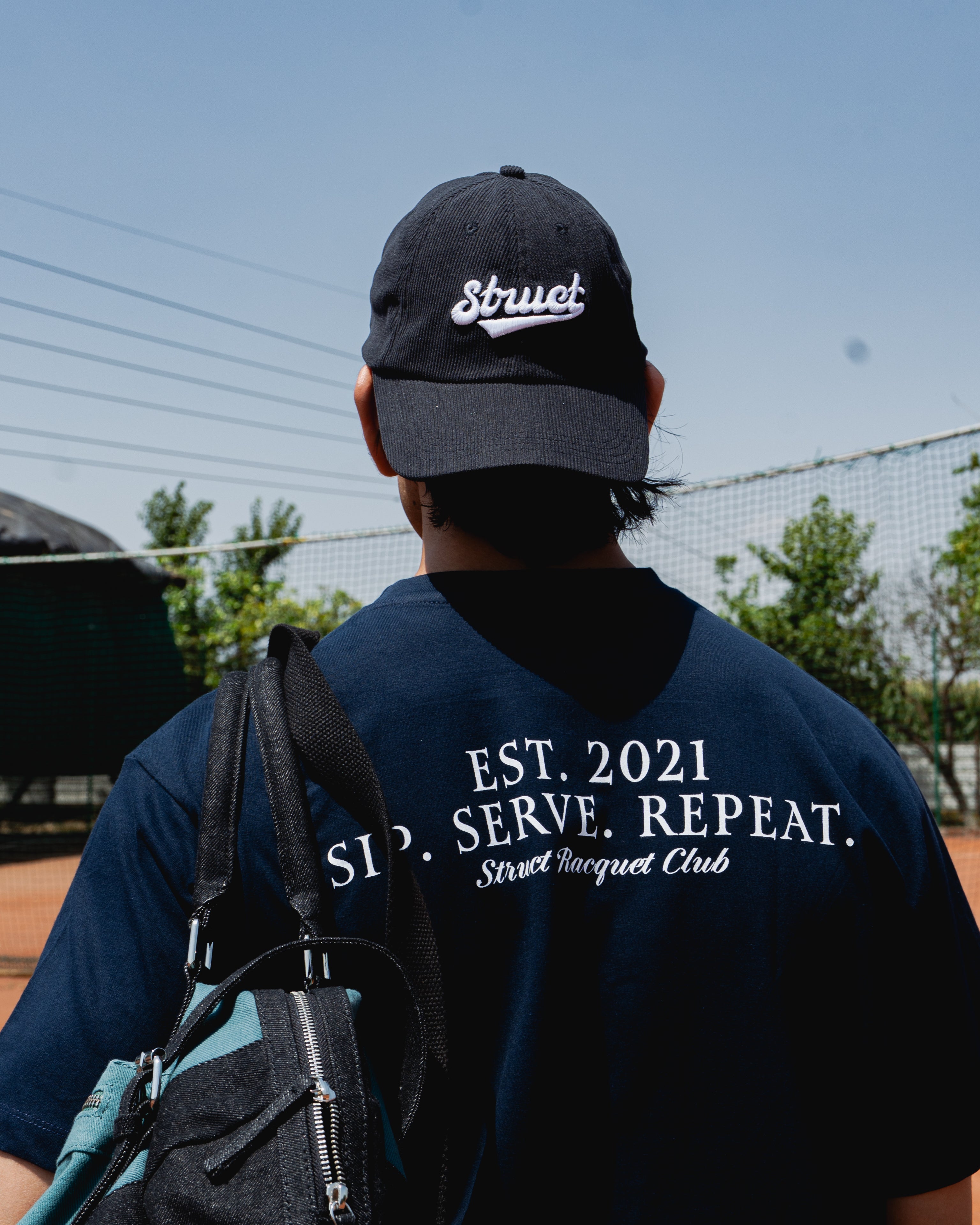 STRUCT CLUB CAP - BLACK CORDUROY