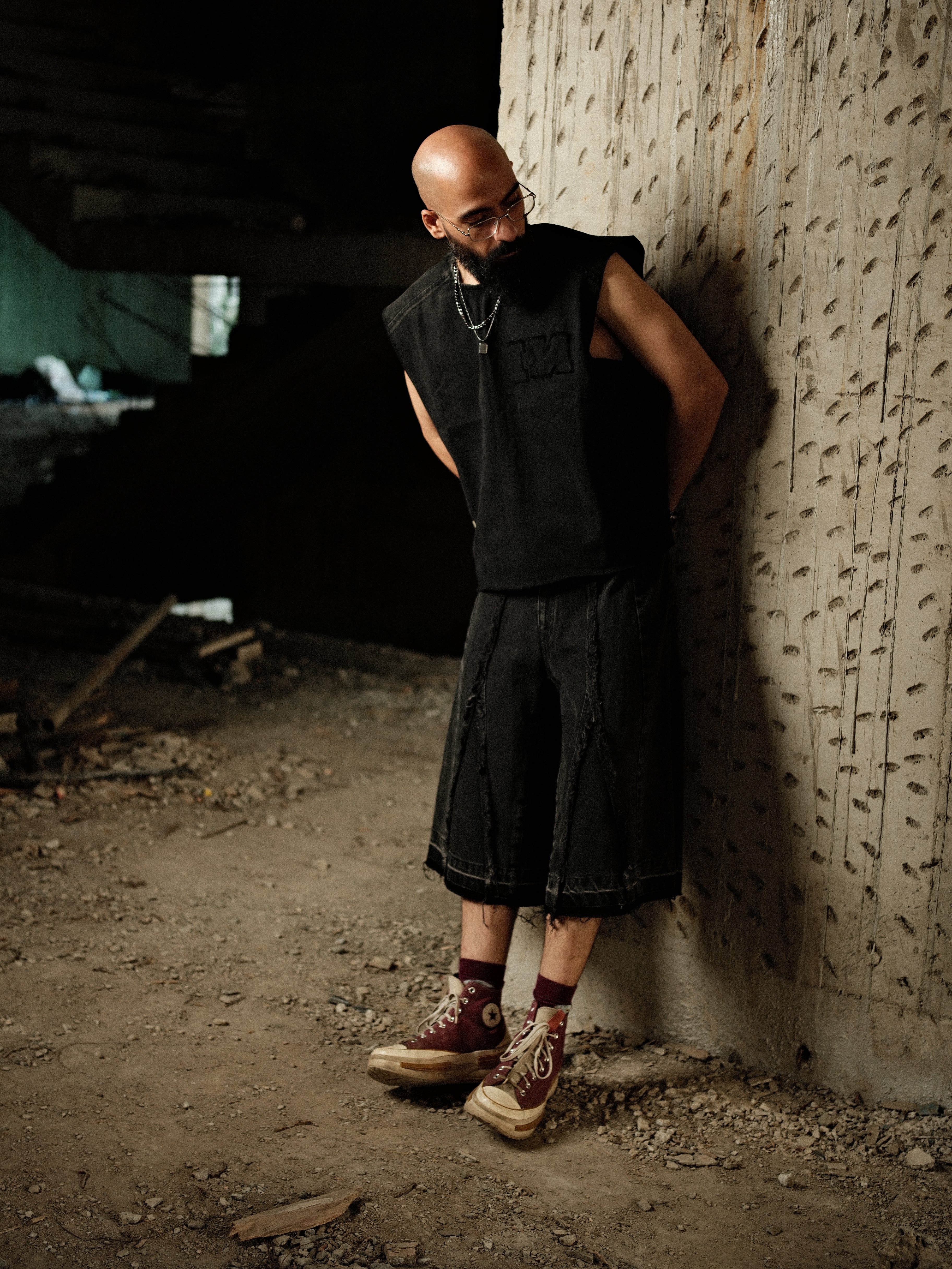 Void Stitched - Jorts (Black)