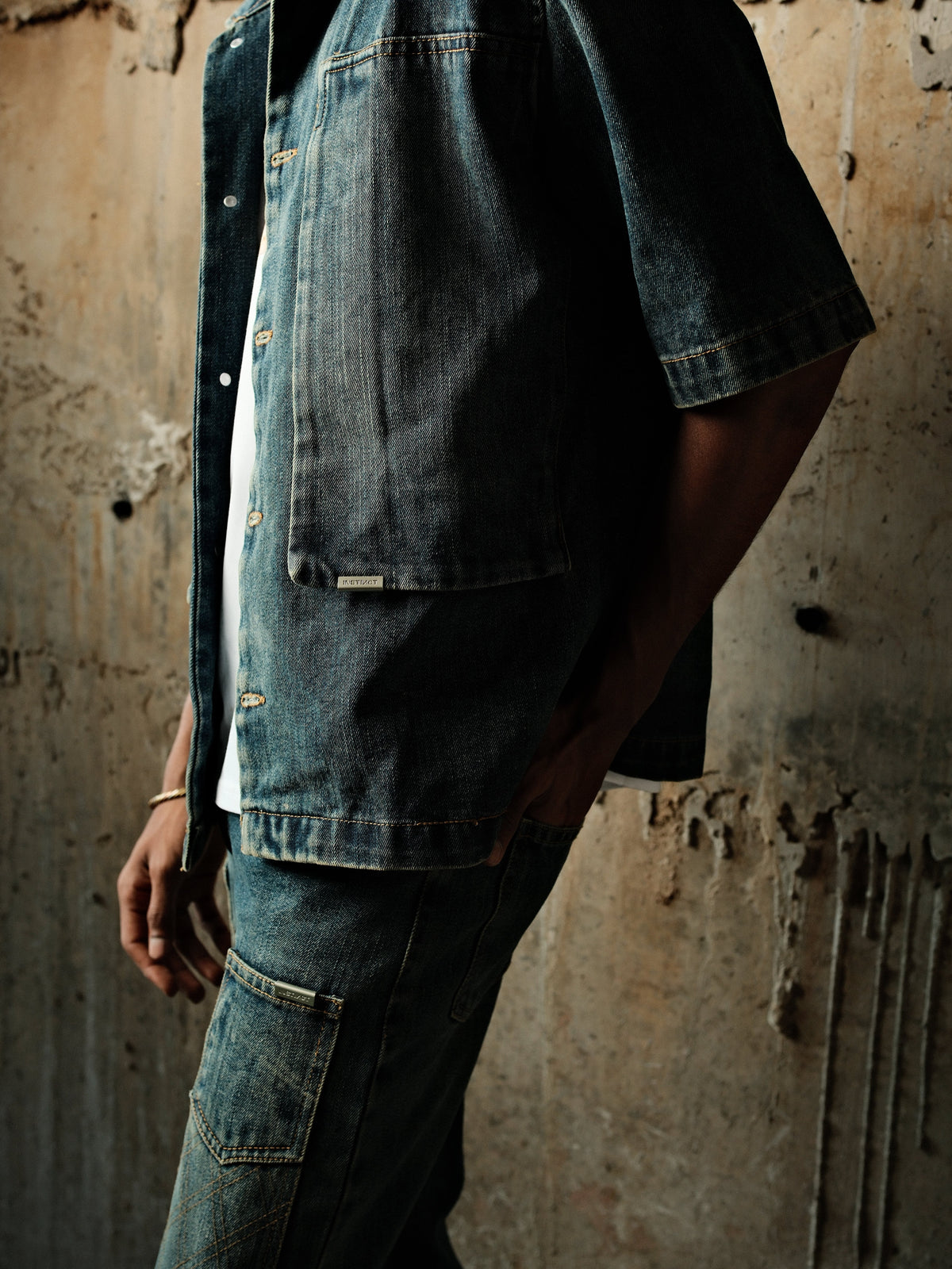 Utility Vault Denim Shirt -(Blue)