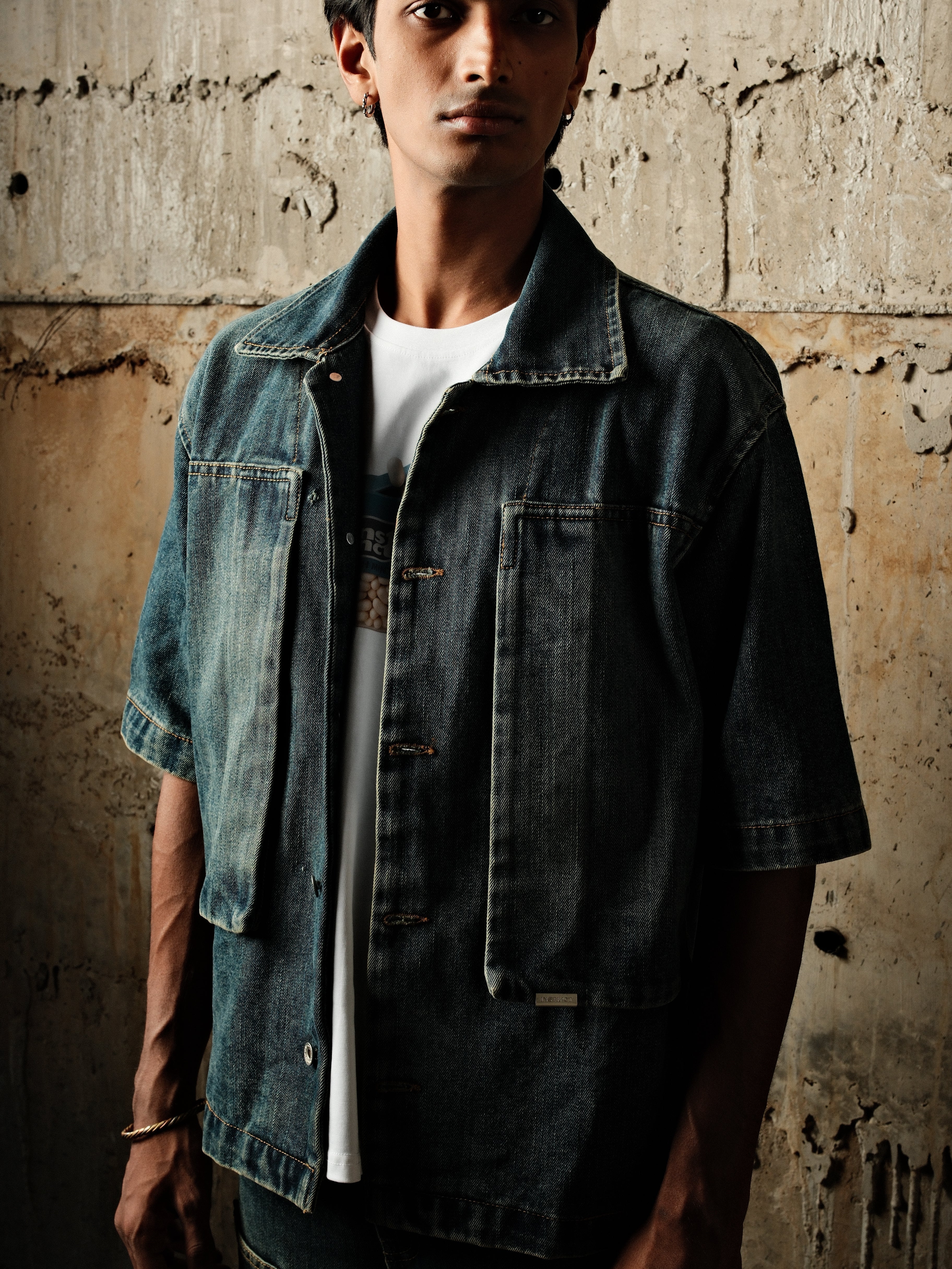 Utility Vault Denim Shirt -(Blue)