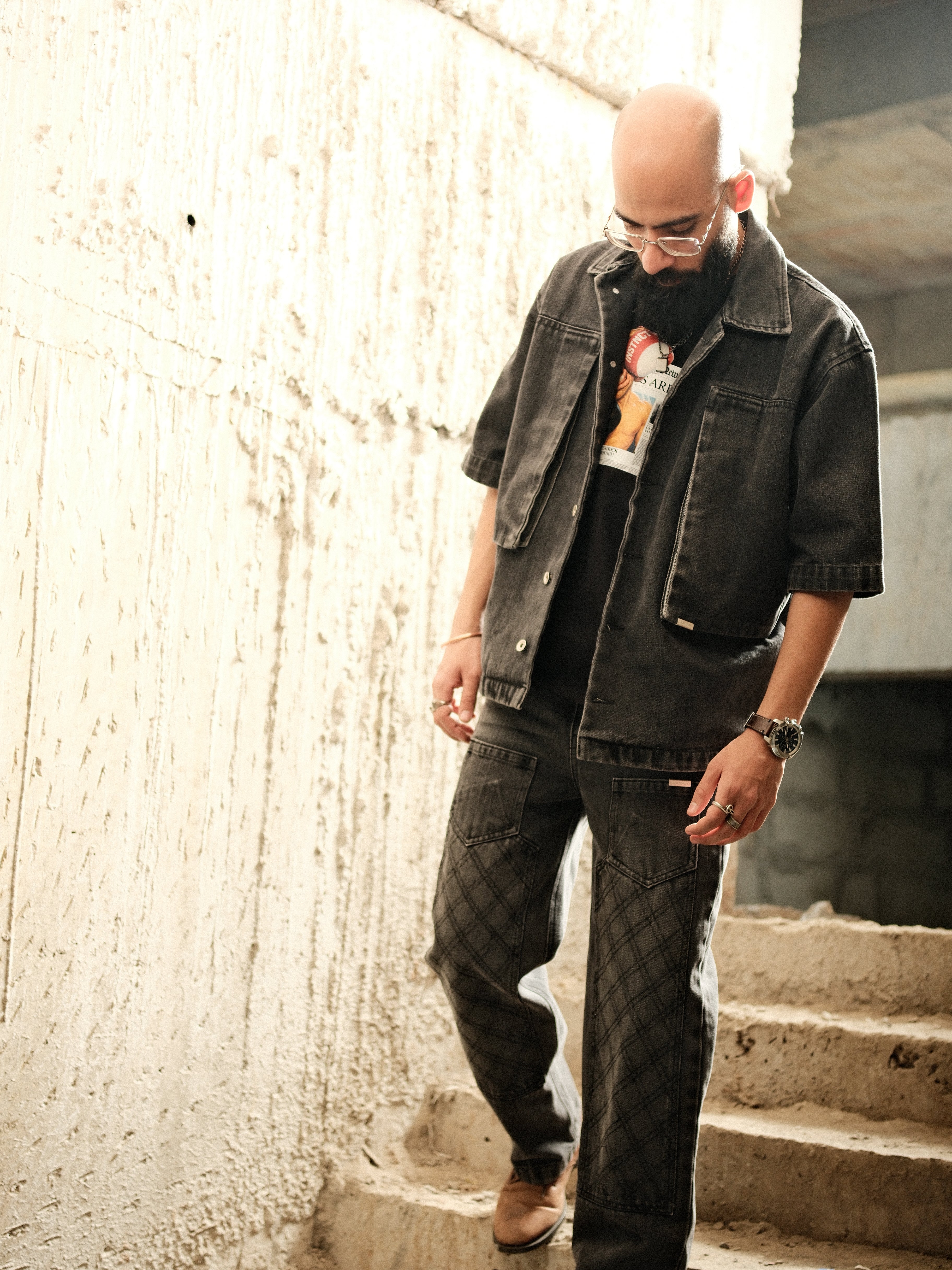 Utility Vault Denim Shirt - (Black)