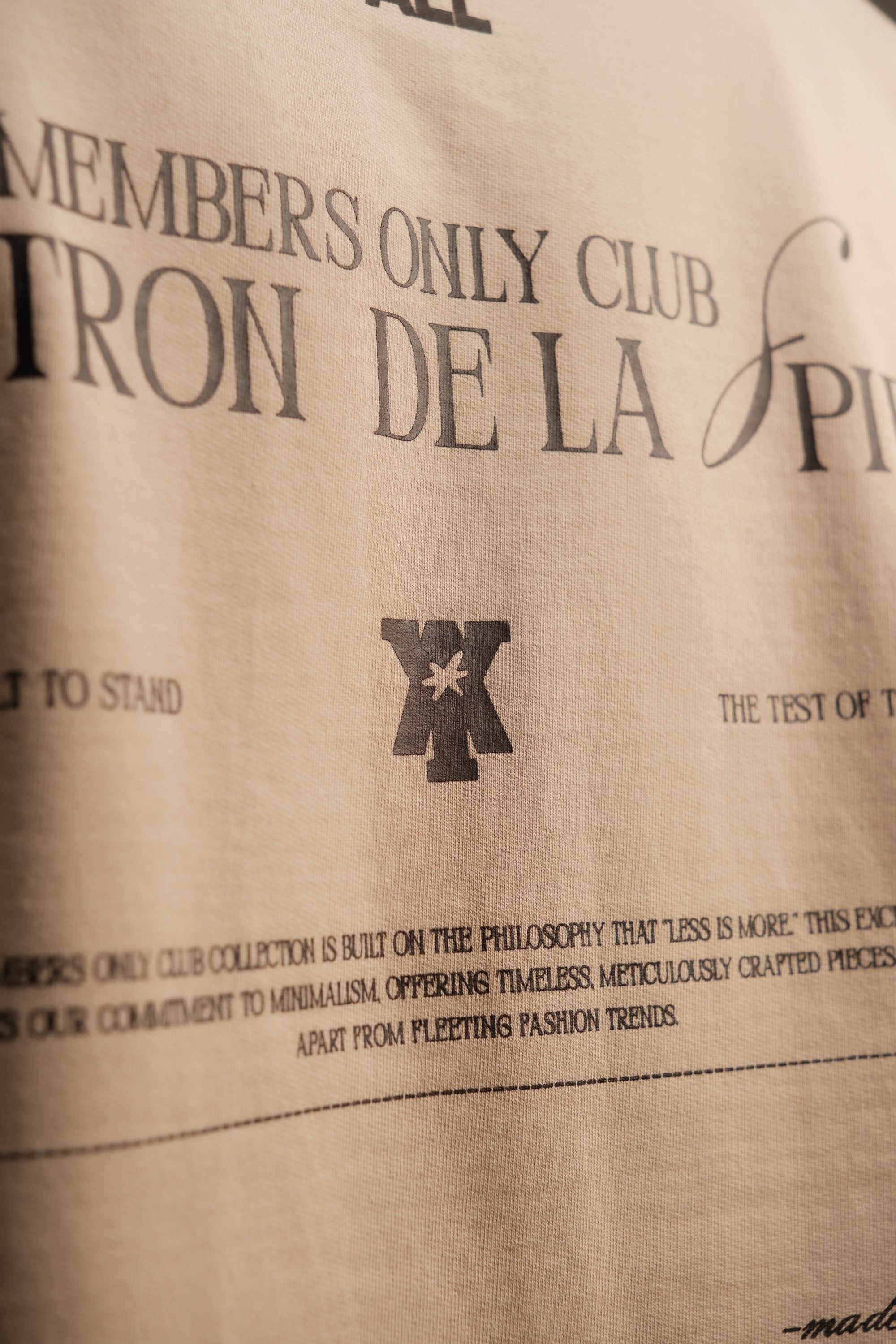 MEMBERS ONLY CLUB 2026 BEIGE