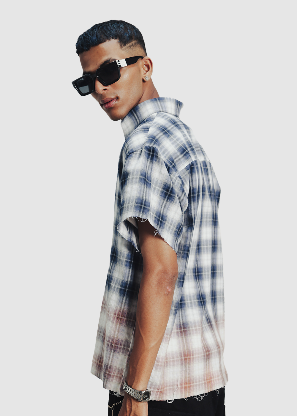 LA check shirt