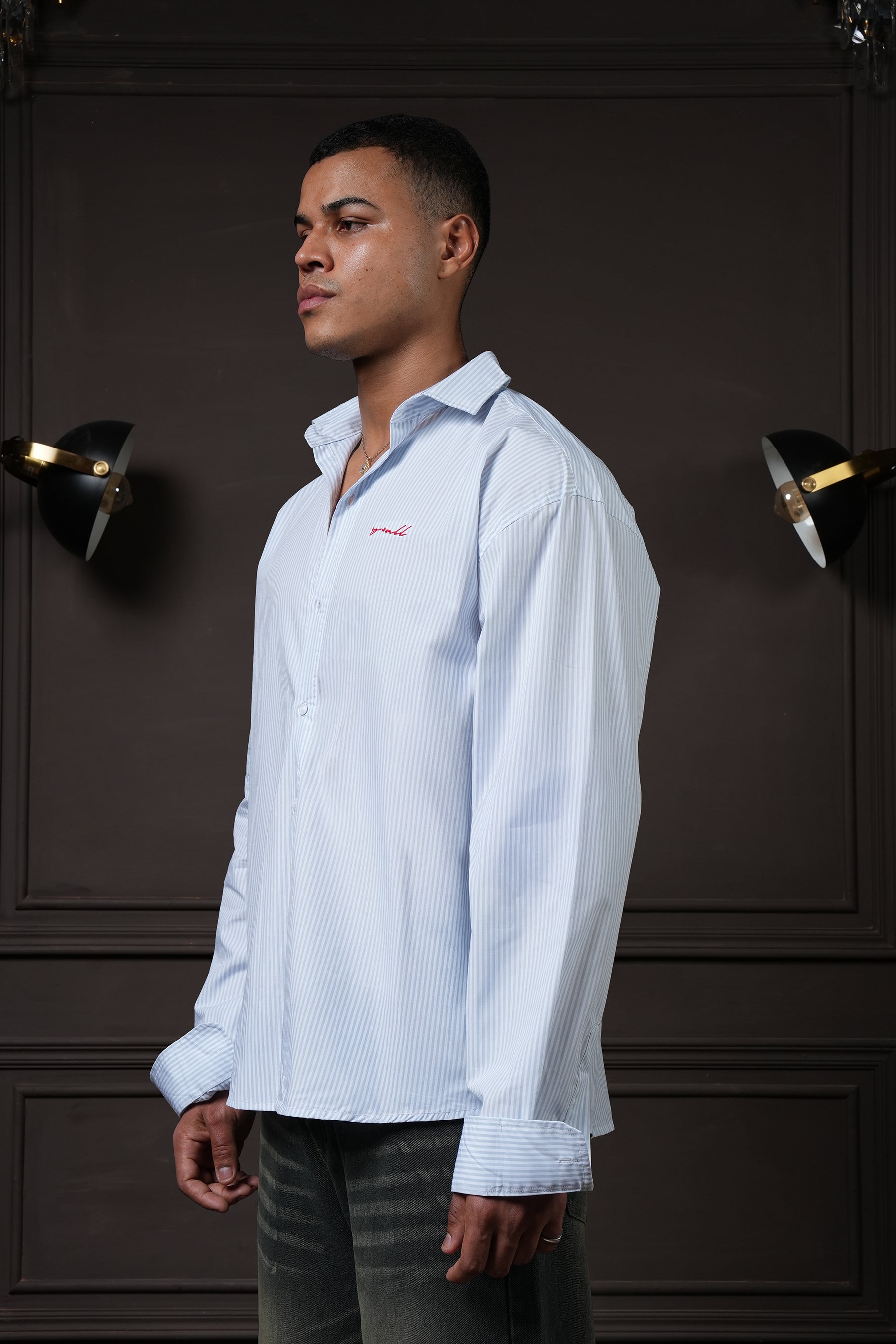 Still Line - Blue Pinstripe