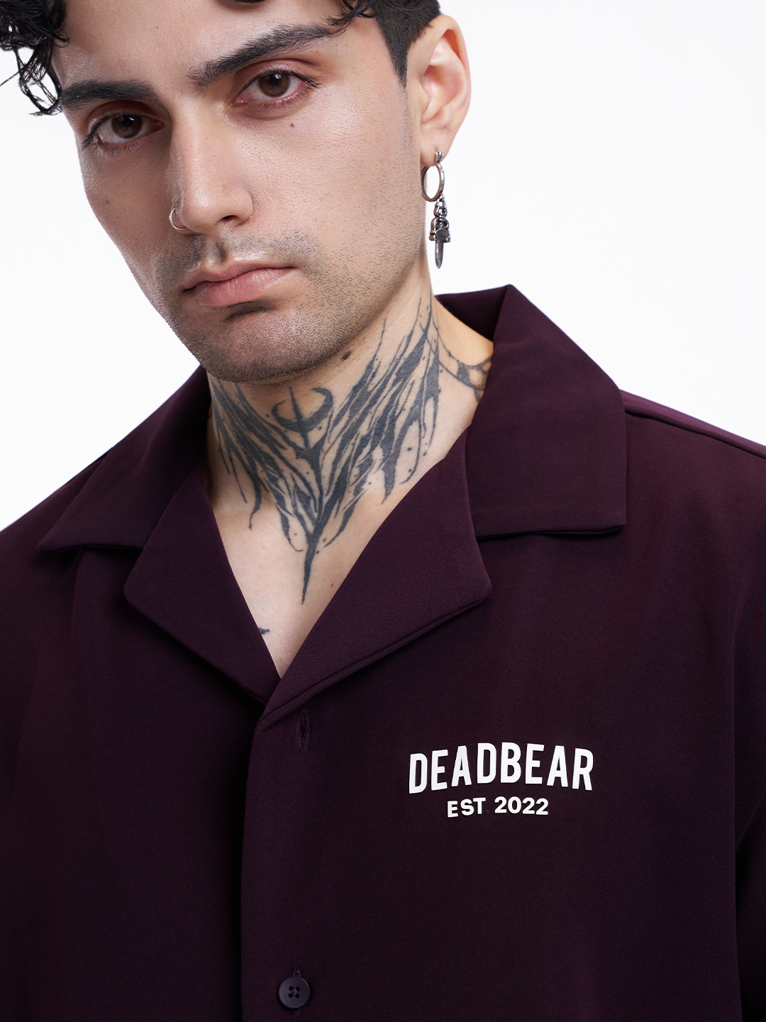 Bowling Shirt Deep Plum