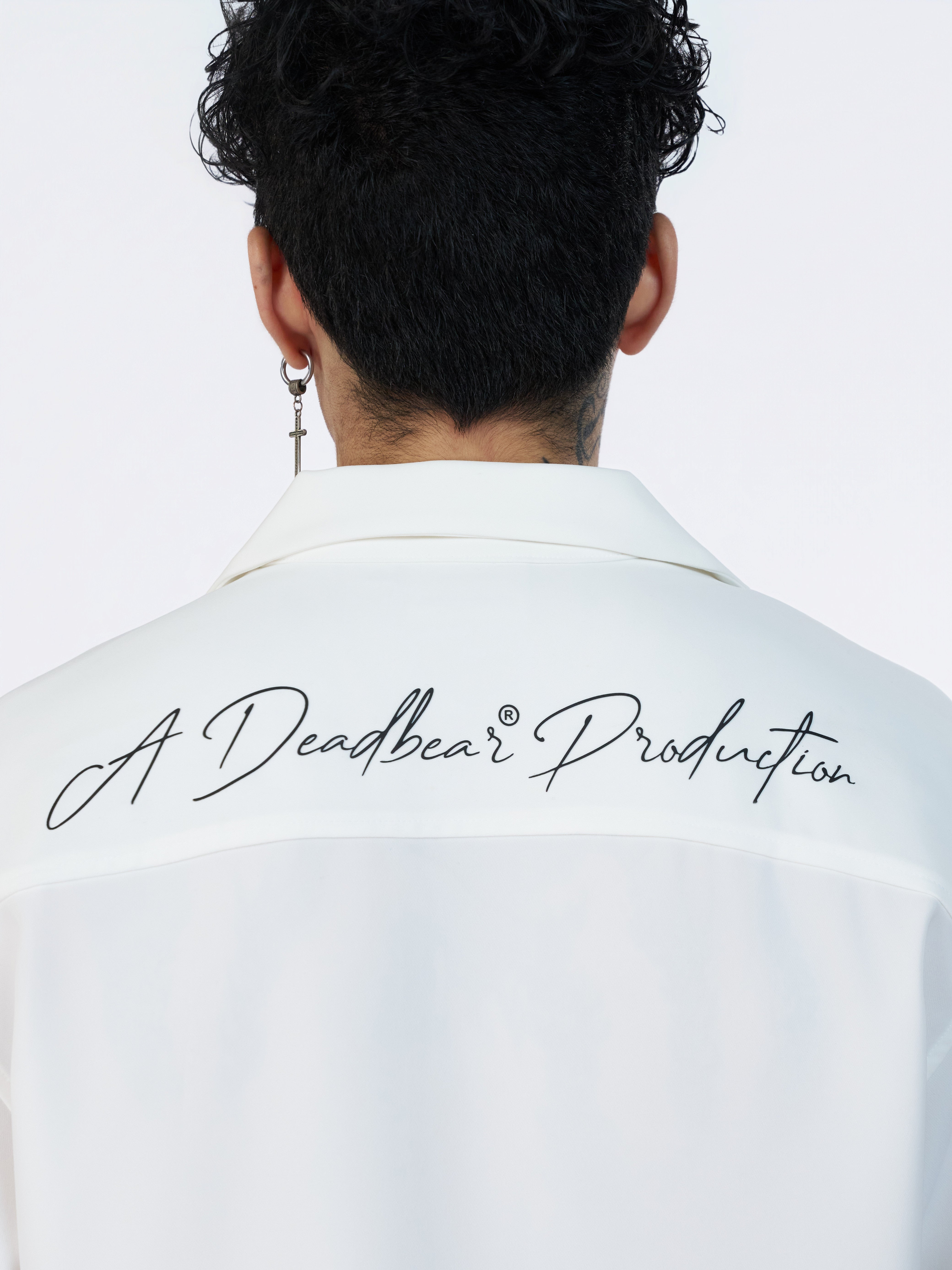 Bowling Shirt White