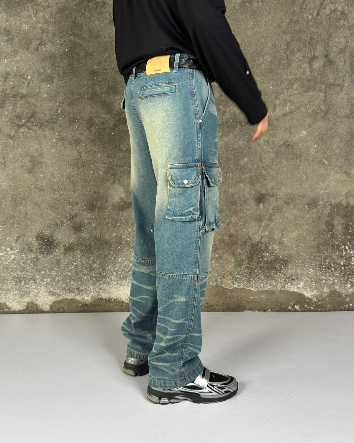 Crackle Cargo-Indigo Tint