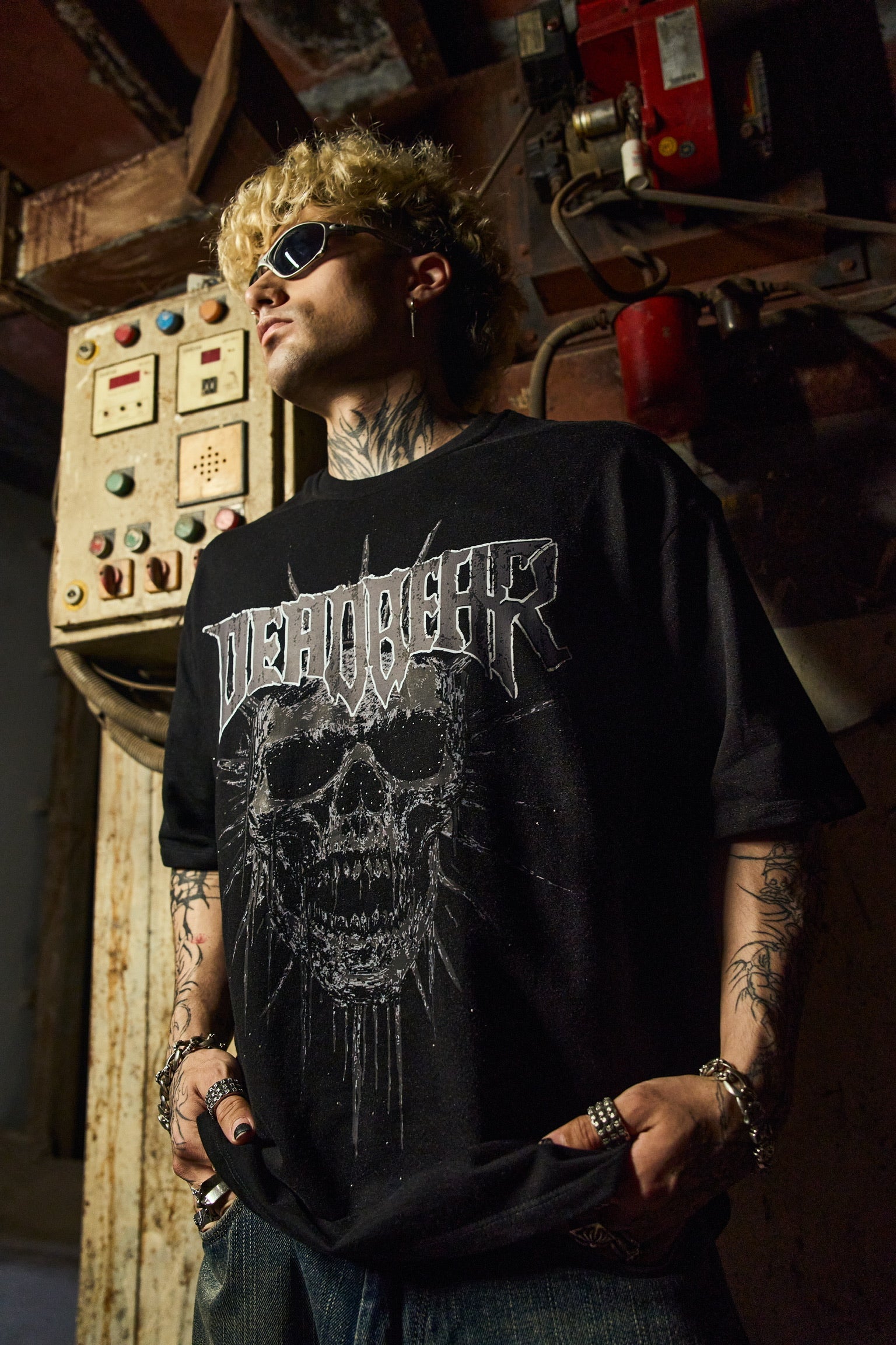 Spikehead Tee Black