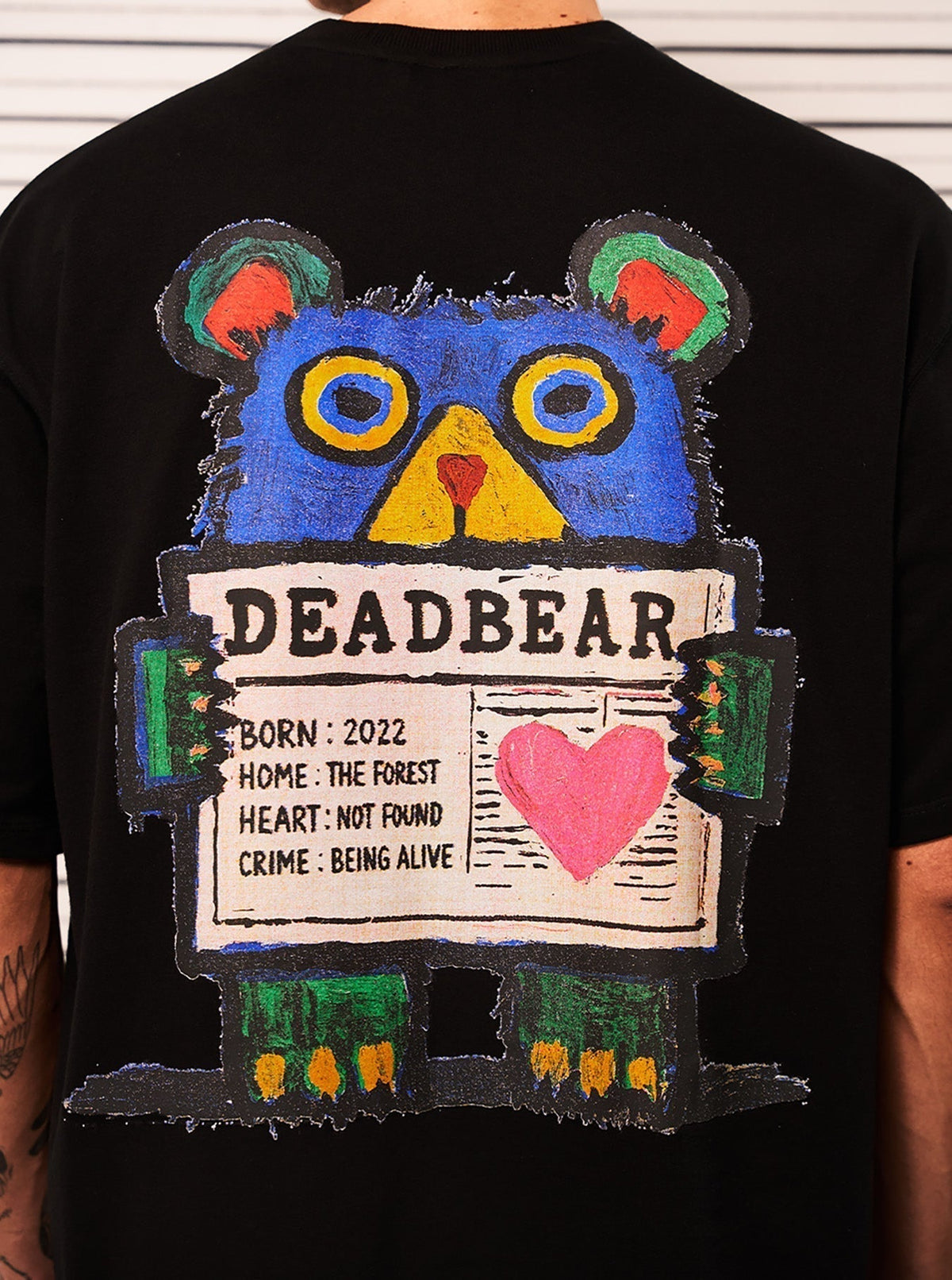 Mugshot Tee Black