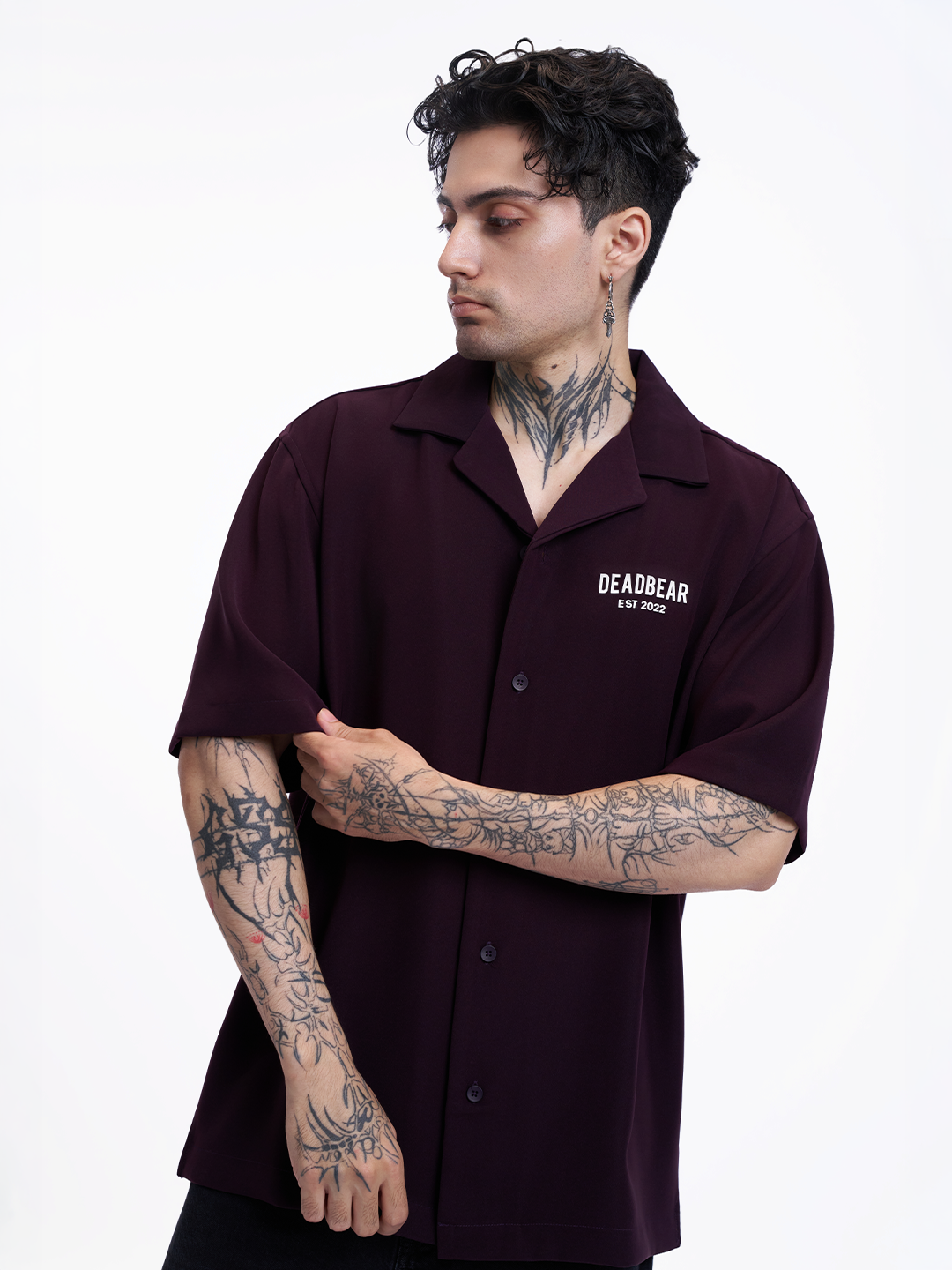 Bowling Shirt Deep Plum