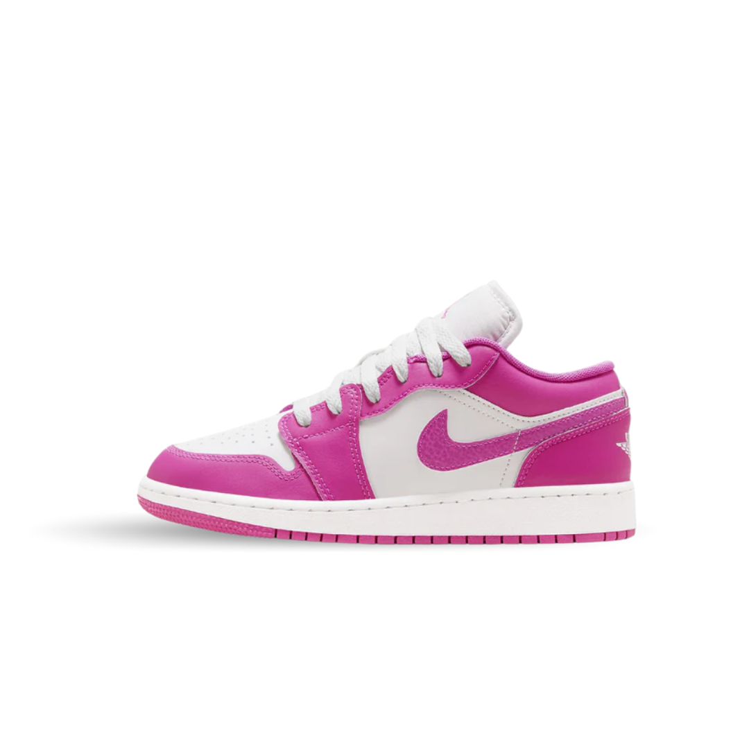 靴 Nike GS Air Jordan 1 Low Fire Pink 24cm Jordan 1 Low Fire Pink (GS)