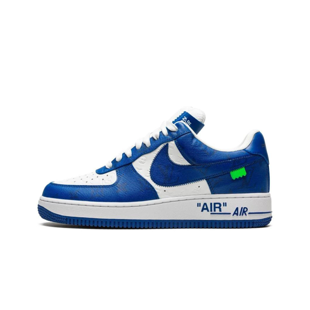 Louis Vuitton Nike Air Force 1 Low By Virgil Abloh White Royal