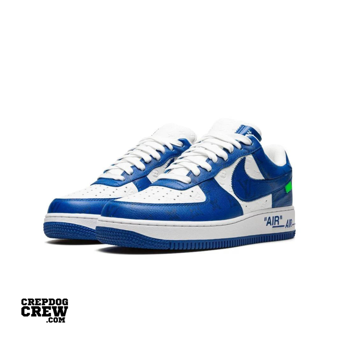 Louis Vuitton Nike Air Force 1 Low By Virgil Abloh White Royal