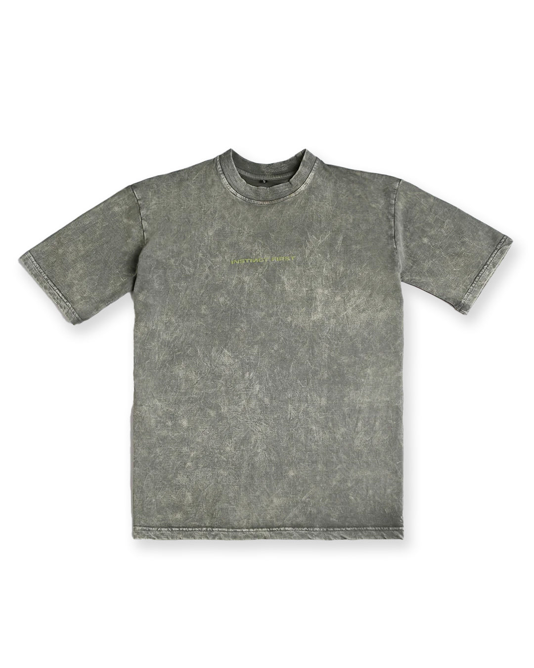 Emerald Washed Out Oversized T-shirt-(Green)