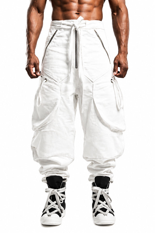 Churidar Cargo Pants (Limited White Ver.)
