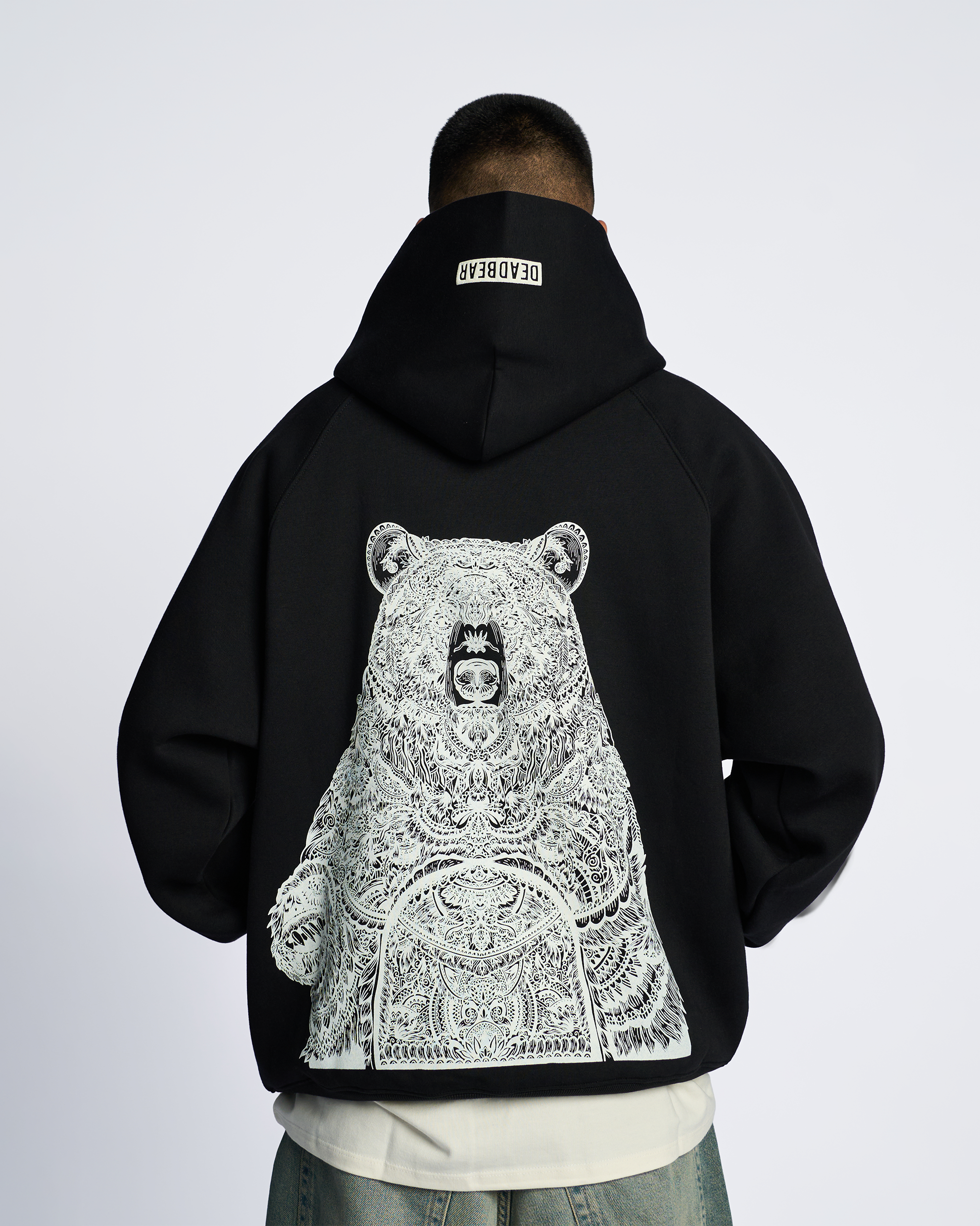 Mandala Hoodie Black