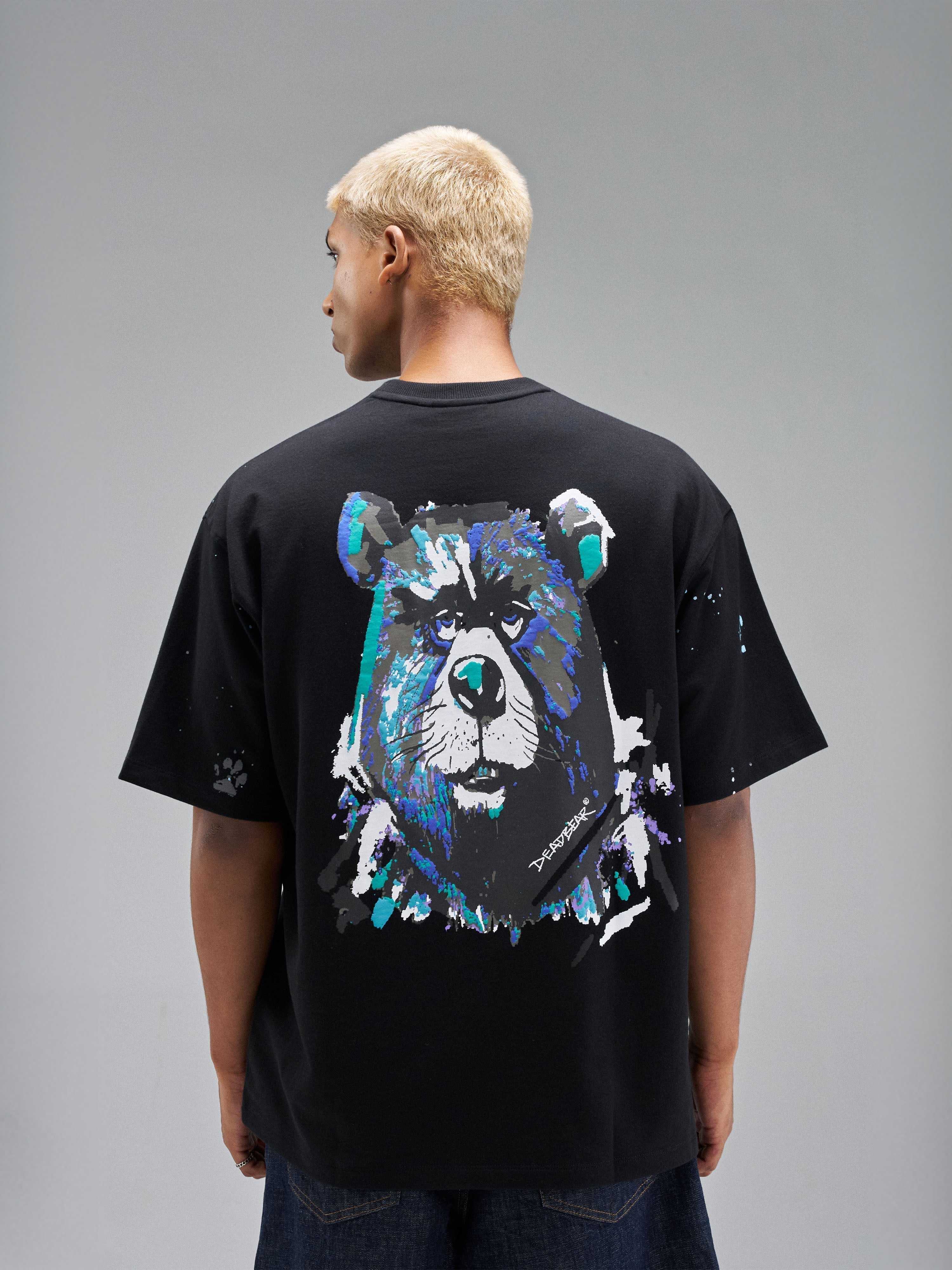 Grumpy Bear Tee Black