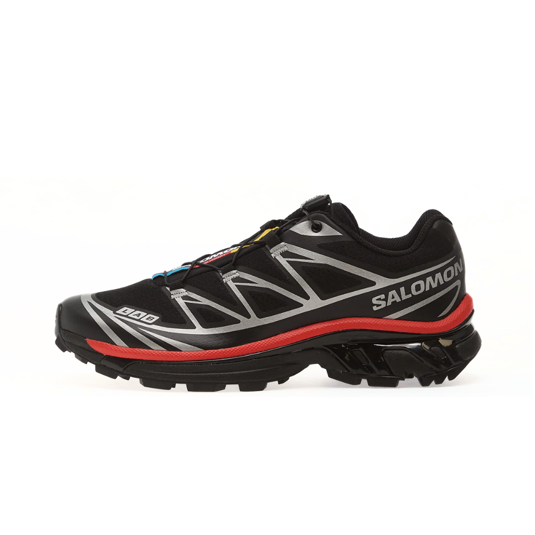 Salomon XT-6 Black Fiery Red Silver