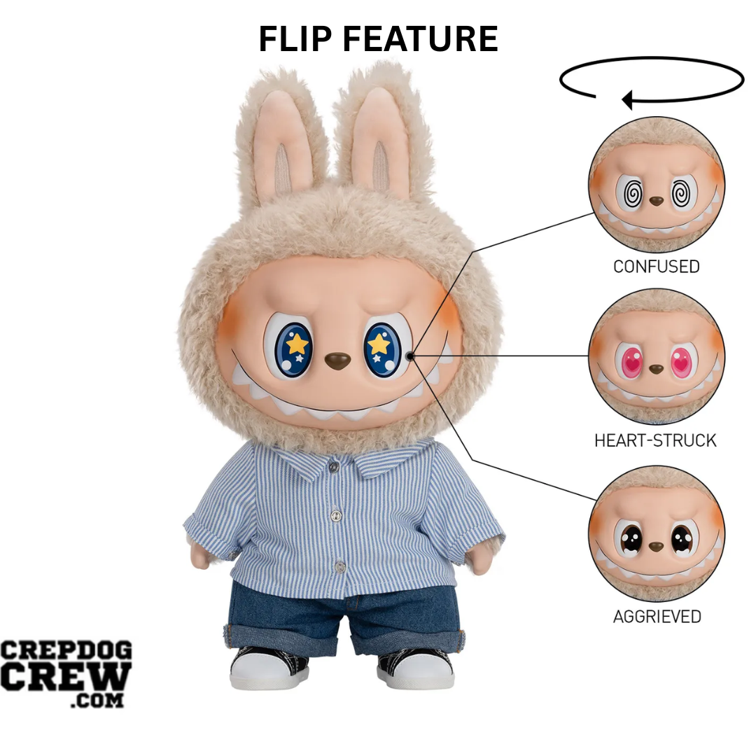 Pop Mart Labubu The Monsters Flip With Me Vinyl Plush Doll