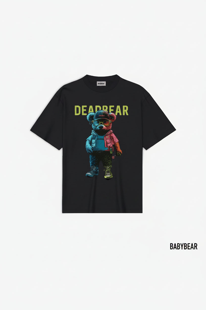 Babybear Ted Tee Black - for kids