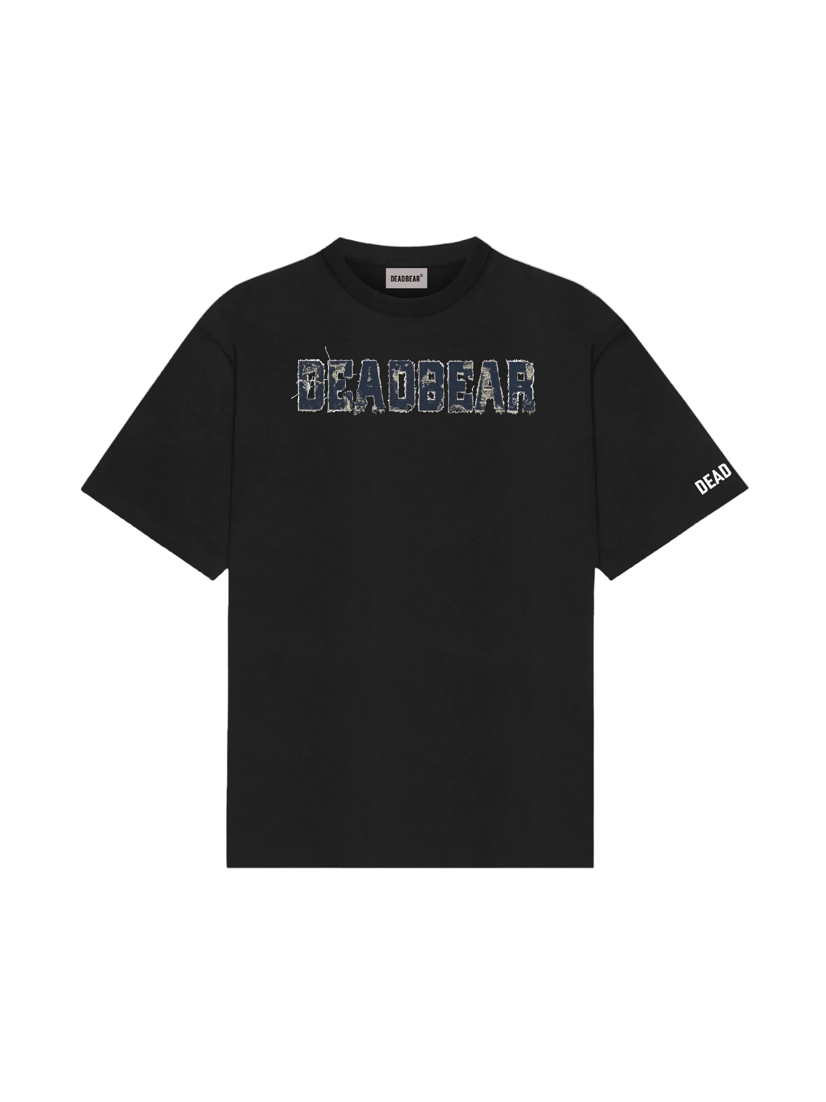 Fake Denim Tee Black