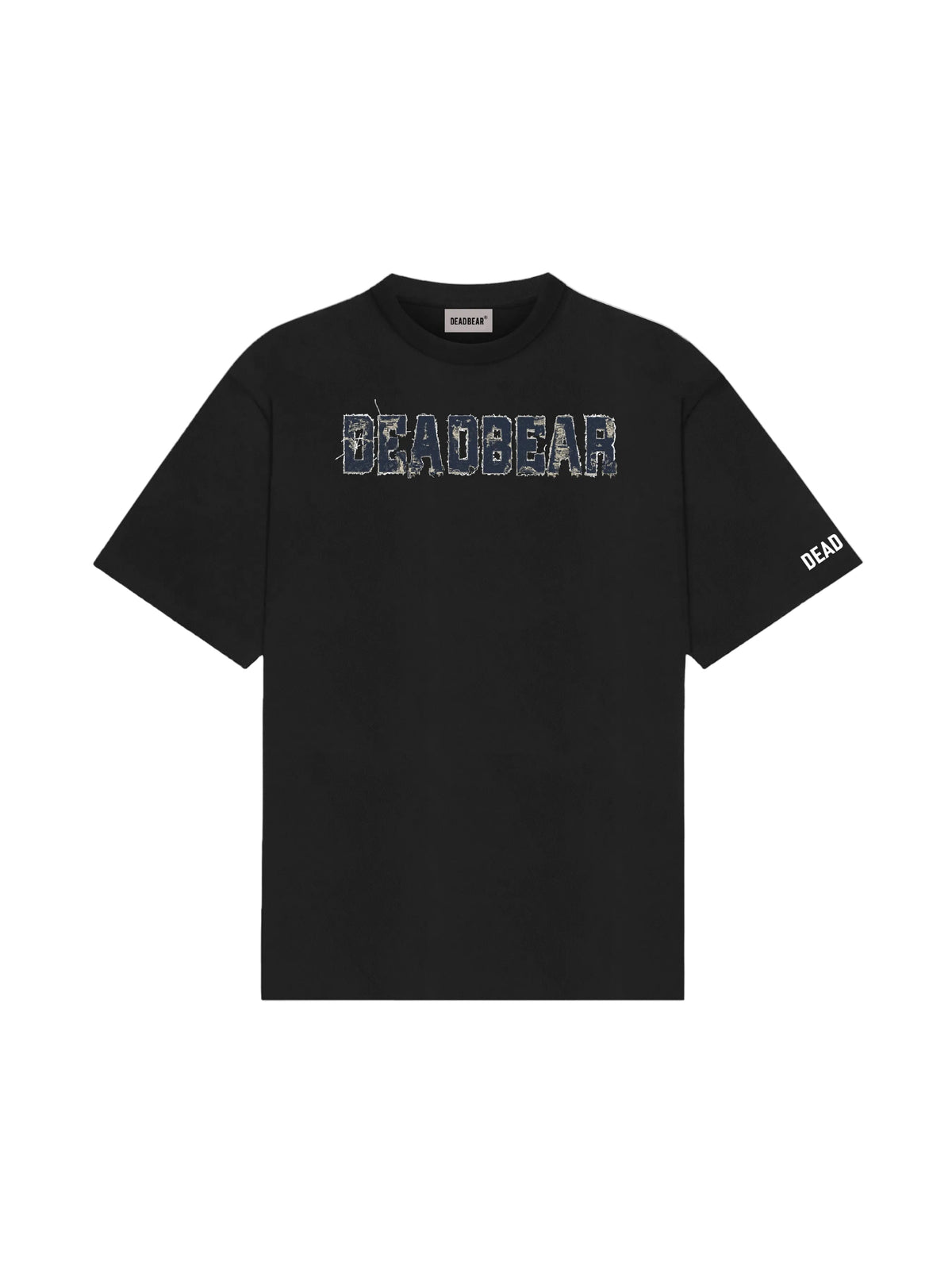 Fake Denim Tee Black