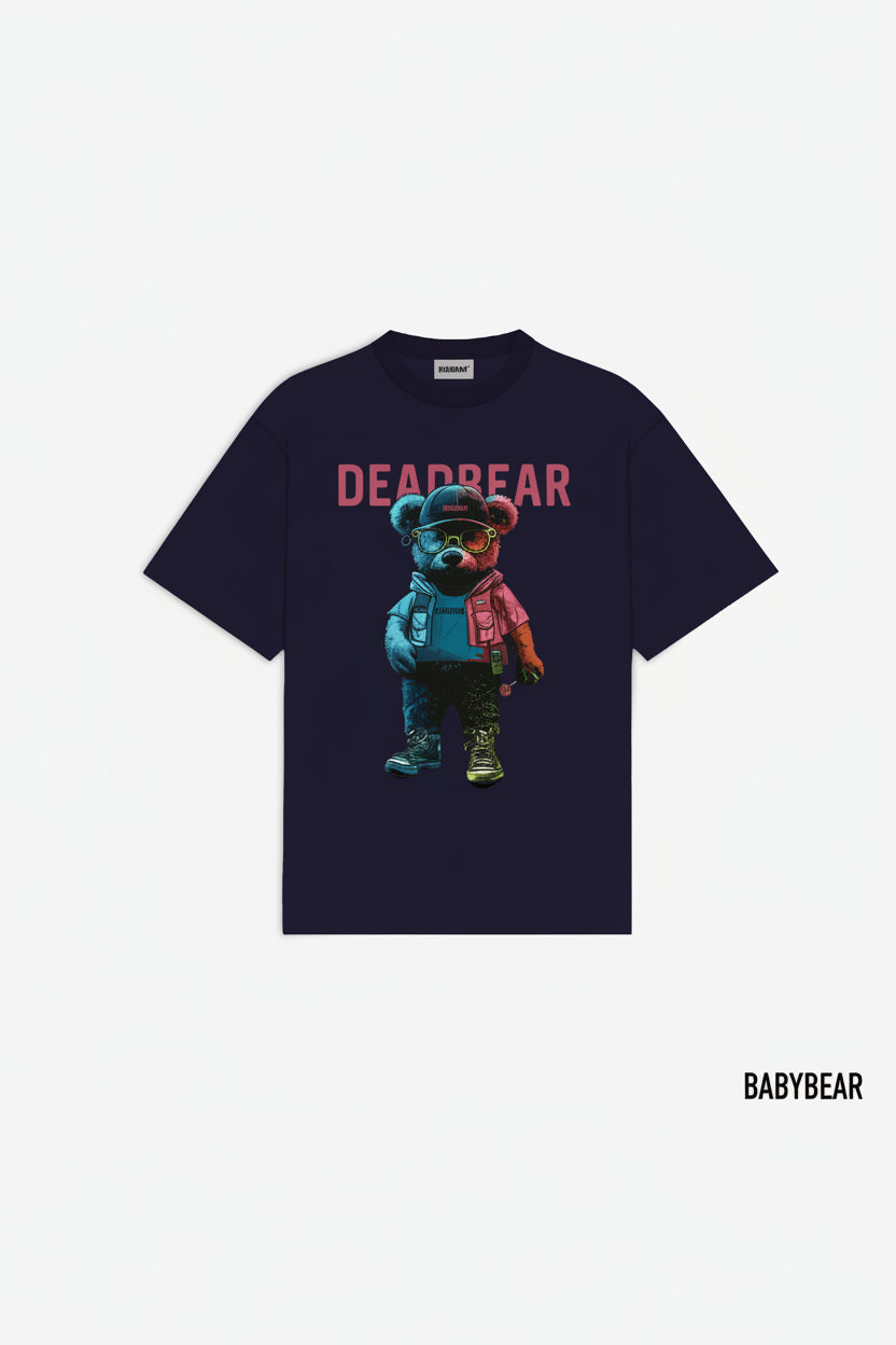 Babybear Ted Tee Navy - for kids