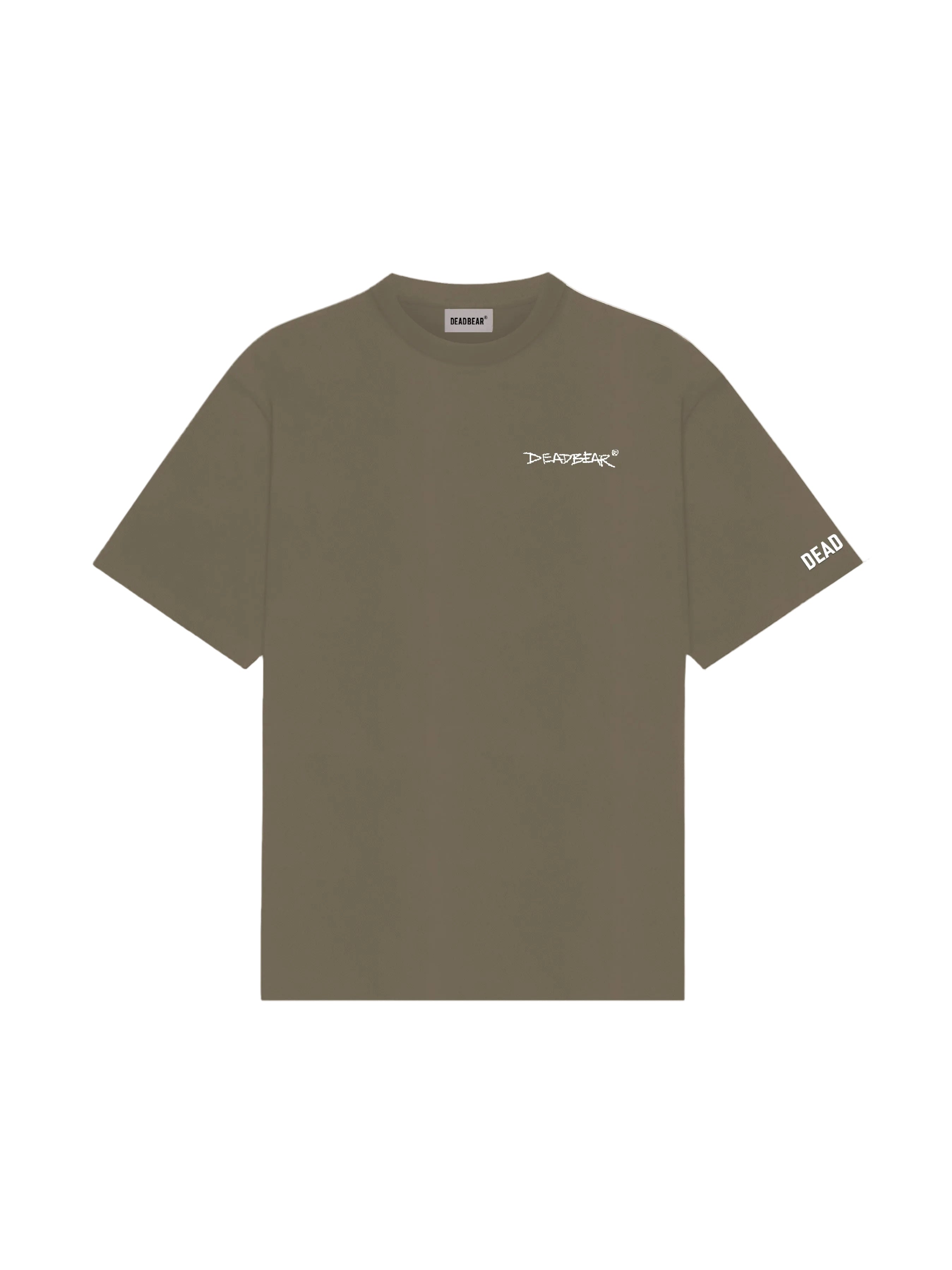 Scribbled Bear Tee Brown