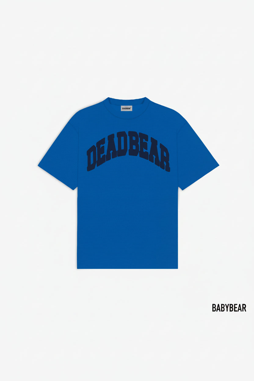 Babybear Waffle Tee Royal Blue - for kids